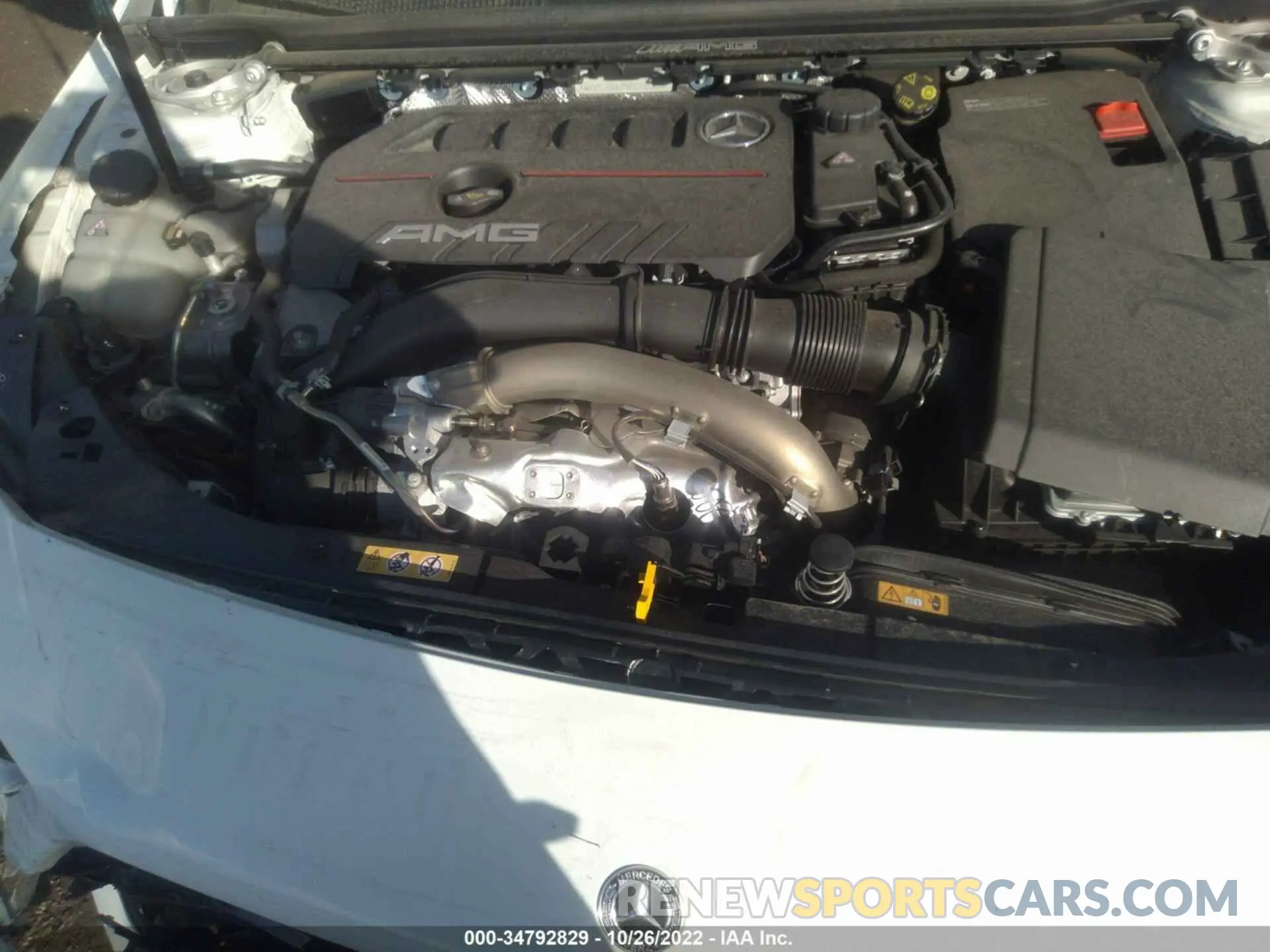 10 fotografías del automóvil dañado W1K5J5BB7NN301573 MERCEDES-BENZ CLA 2022