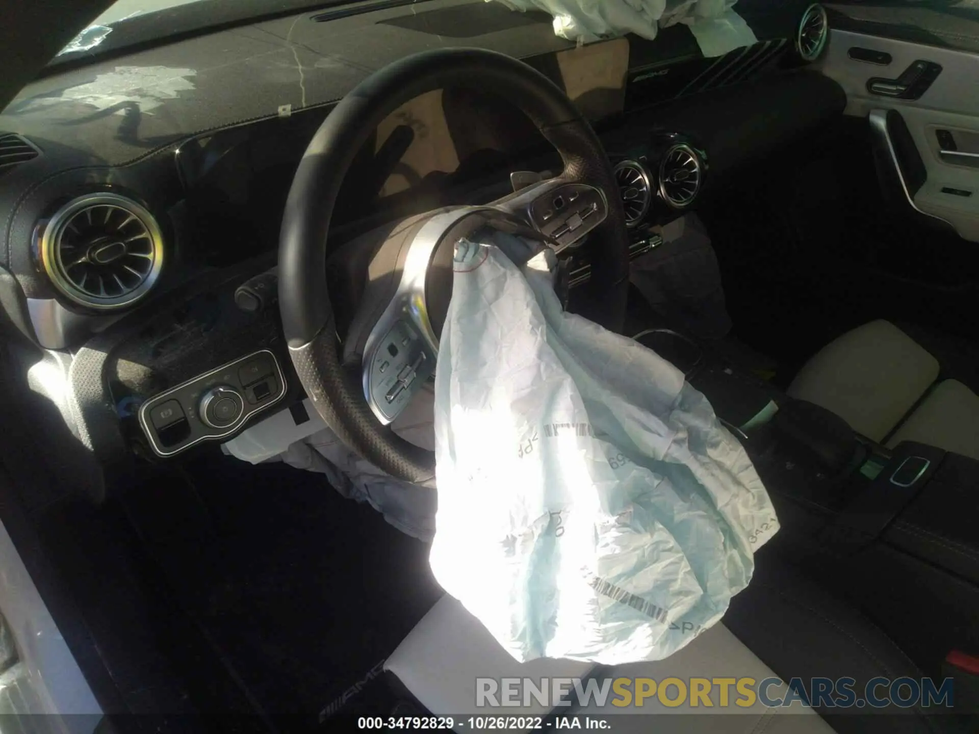 5 fotografías del automóvil dañado W1K5J5BB7NN301573 MERCEDES-BENZ CLA 2022