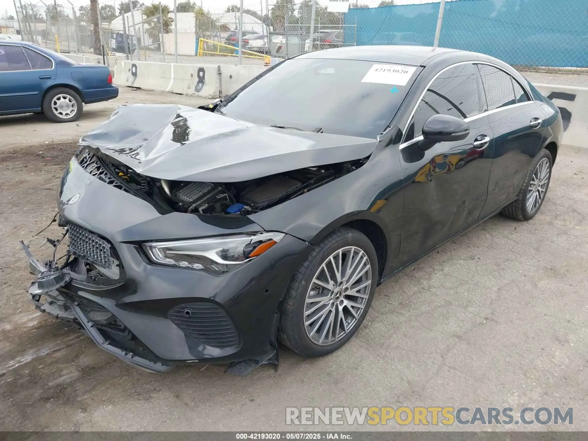2 fotografías del automóvil dañado W1K5J4HB7RN456826 MERCEDES-BENZ CLA 2024