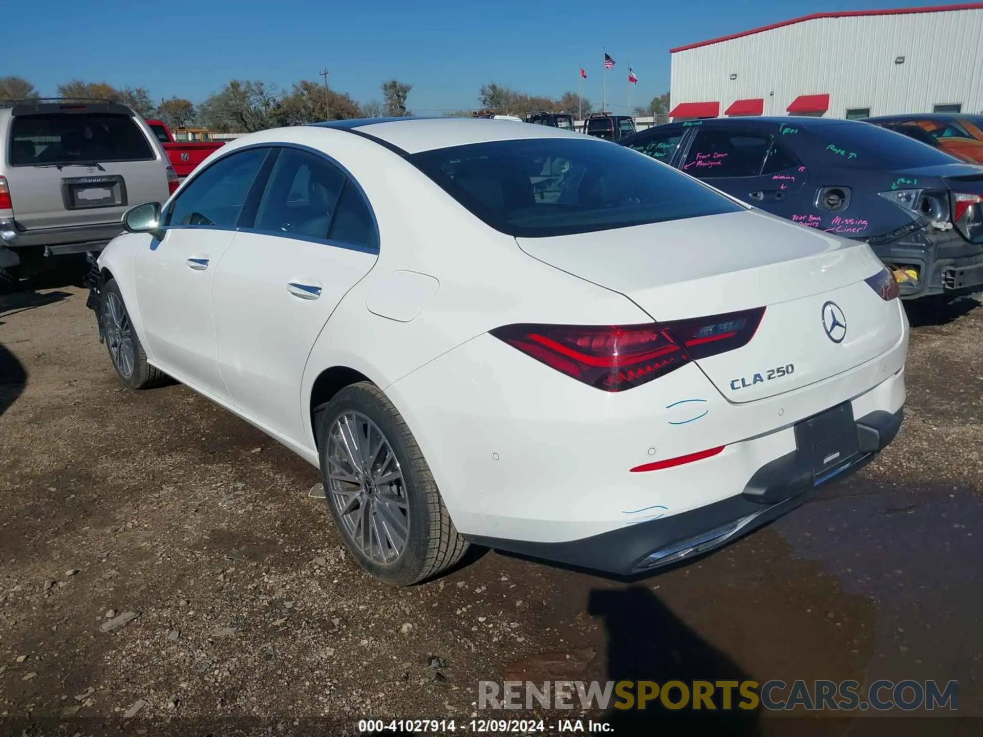 3 fotografías del automóvil dañado W1K5J4GB0SN519871 MERCEDES-BENZ CLA 2025