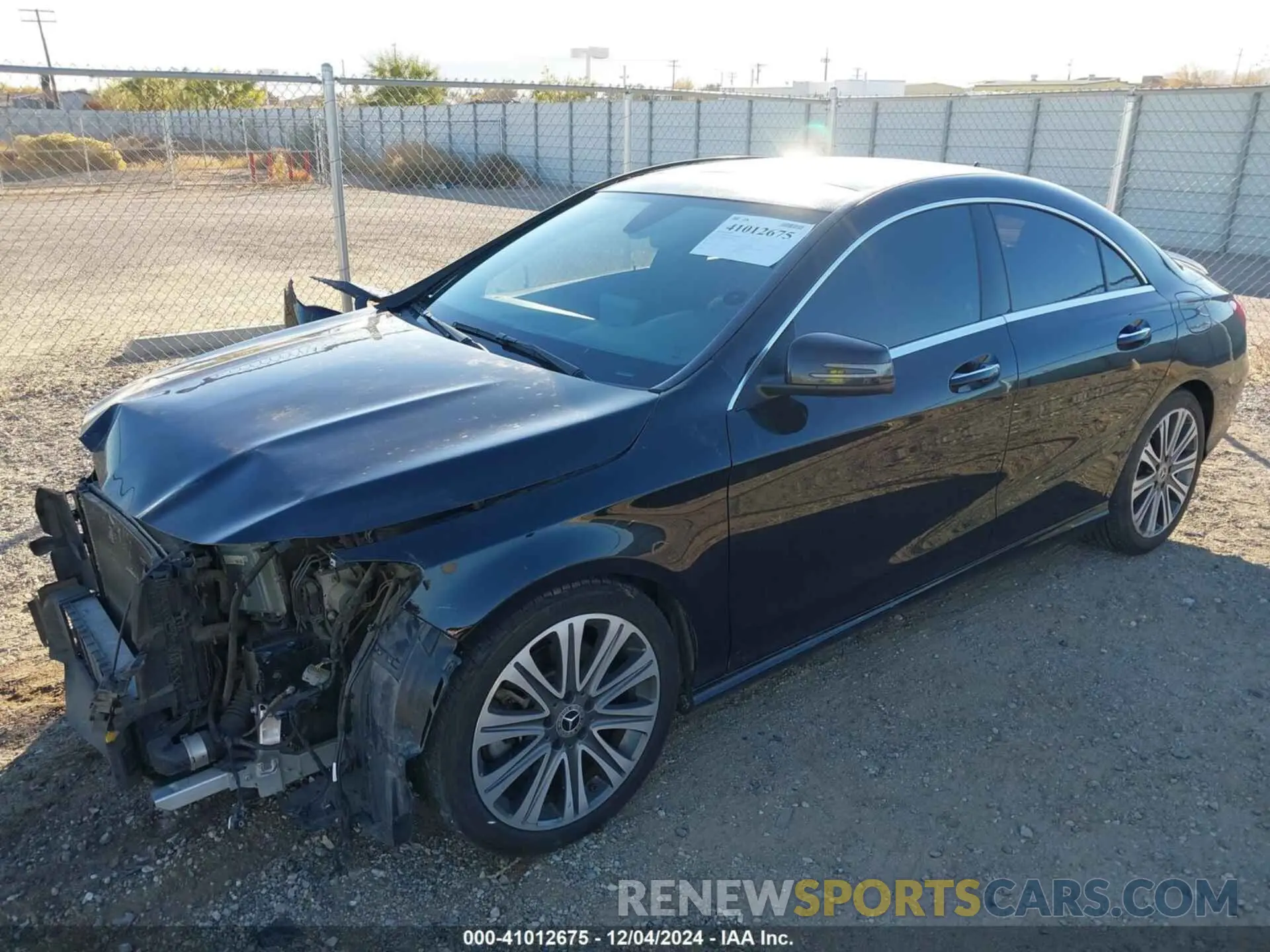 2 fotografías del automóvil dañado WDDSJ4EB4KN743893 MERCEDES-BENZ CLA 250 2019