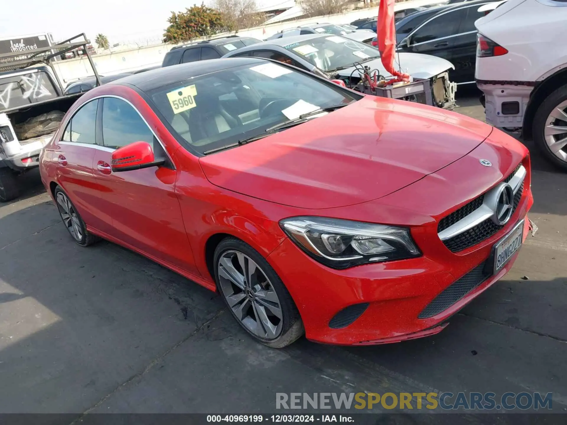 1 fotografías del automóvil dañado WDDSJ4EB5KN714340 MERCEDES-BENZ CLA 250 2019