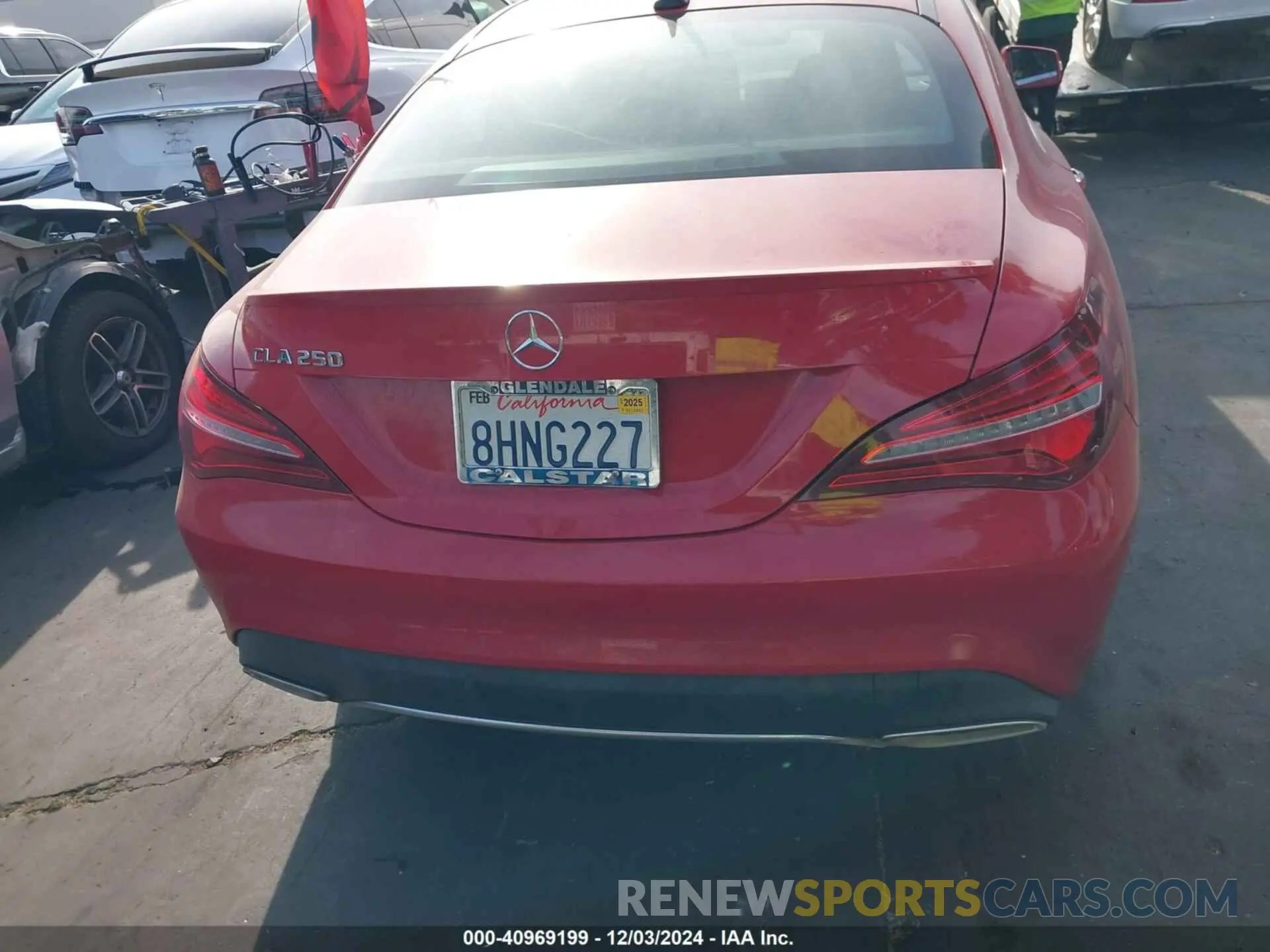 16 fotografías del automóvil dañado WDDSJ4EB5KN714340 MERCEDES-BENZ CLA 250 2019