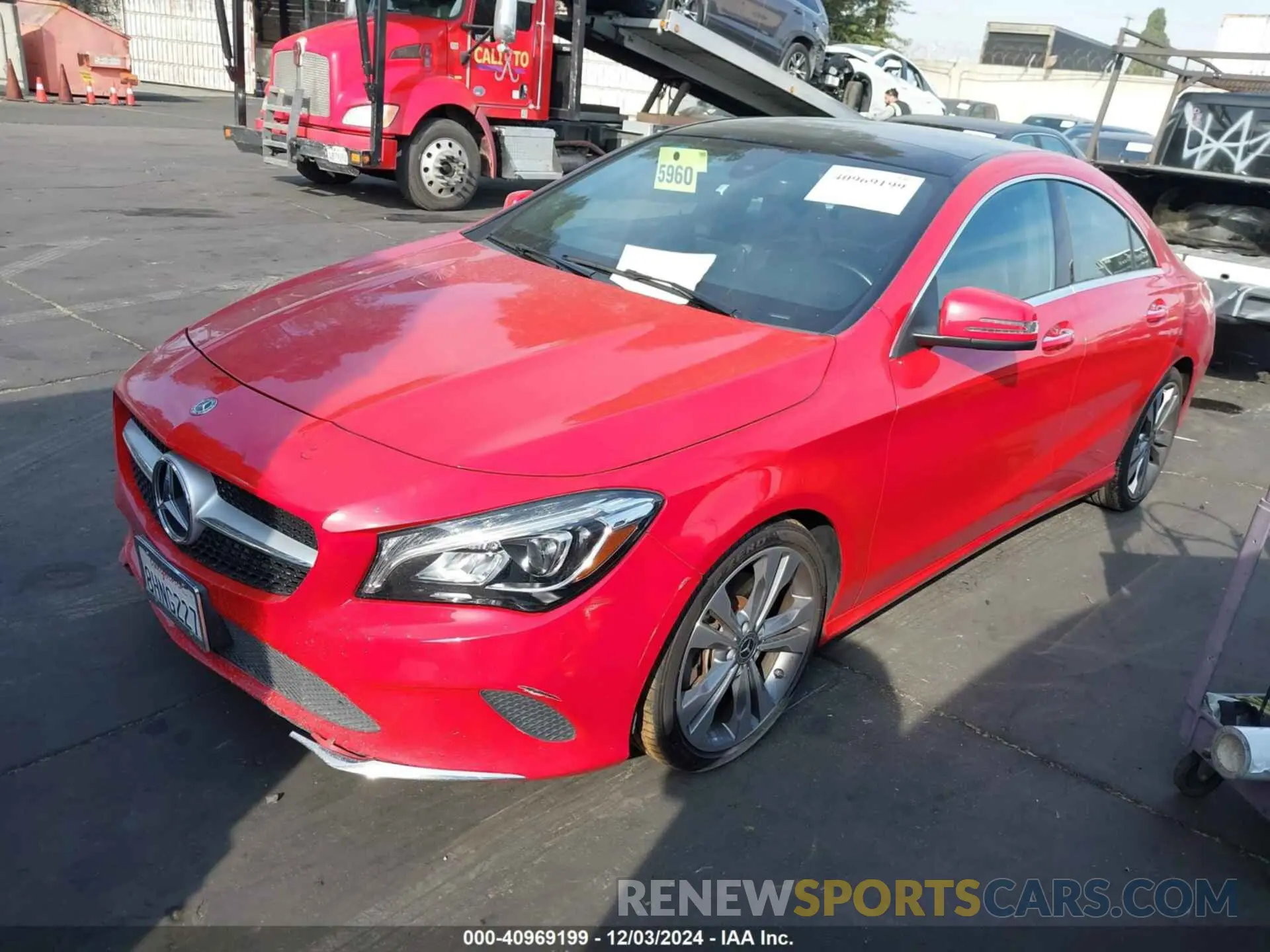 2 fotografías del automóvil dañado WDDSJ4EB5KN714340 MERCEDES-BENZ CLA 250 2019