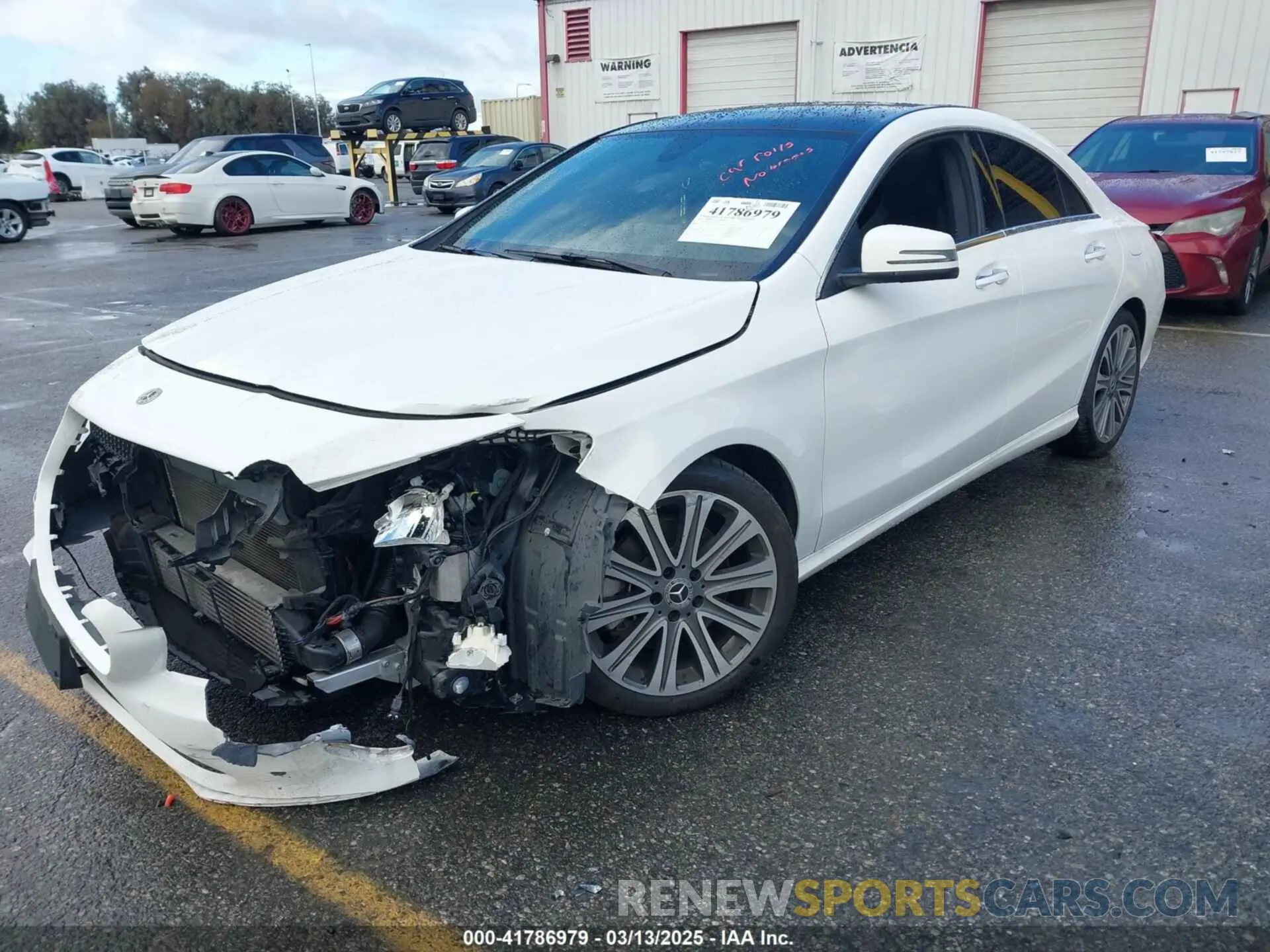 2 fotografías del automóvil dañado WDDSJ4EB5KN753560 MERCEDES-BENZ CLA 250 2019