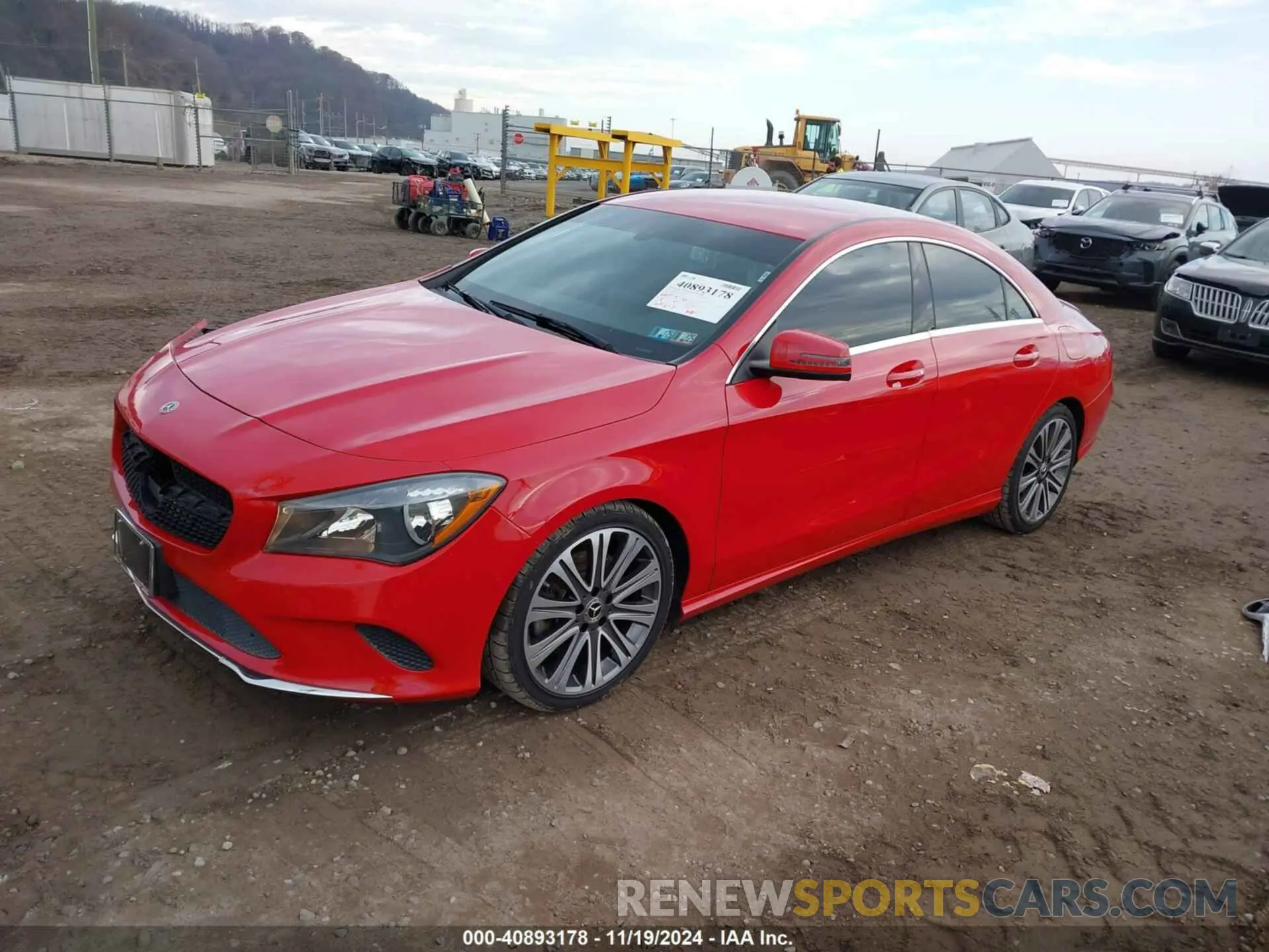 2 fotografías del automóvil dañado WDDSJ4GB3KN763954 MERCEDES-BENZ CLA 250 2019