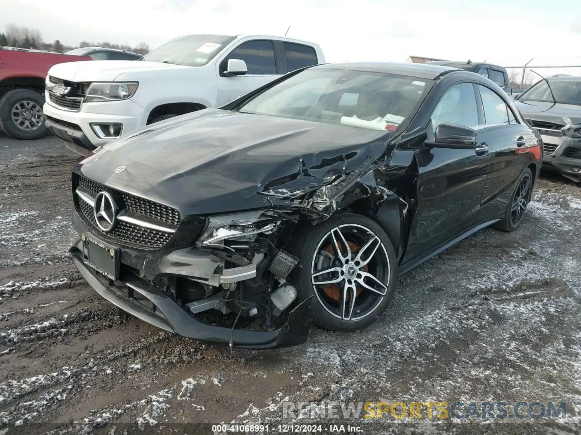 2 fotografías del automóvil dañado WDDSJ4GB8KN740296 MERCEDES-BENZ CLA 250 2019