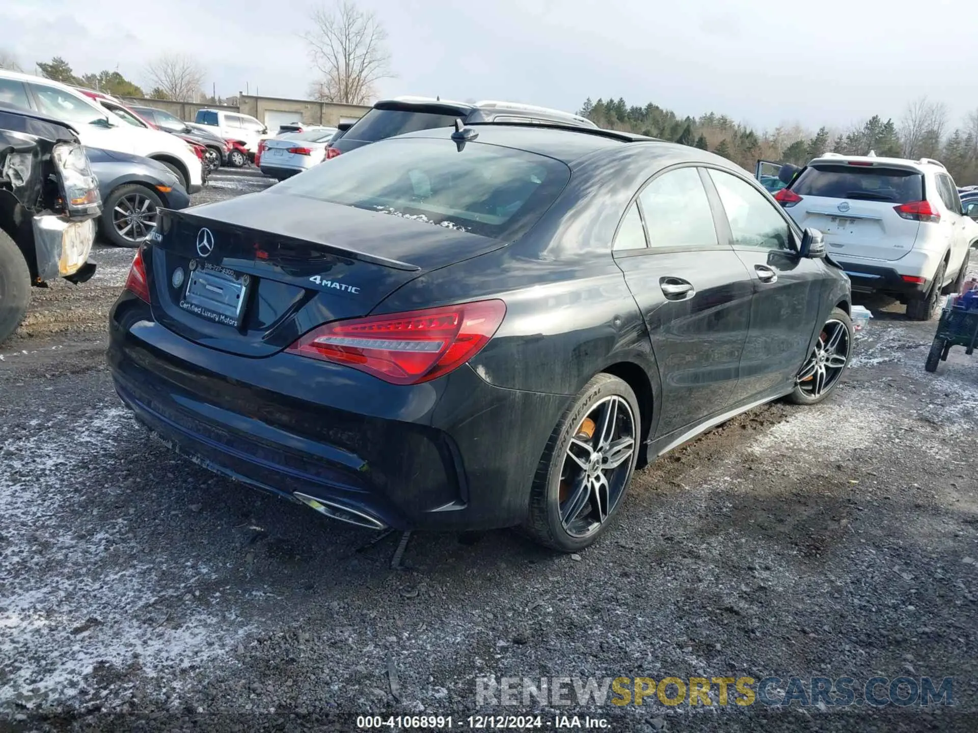 4 fotografías del automóvil dañado WDDSJ4GB8KN740296 MERCEDES-BENZ CLA 250 2019
