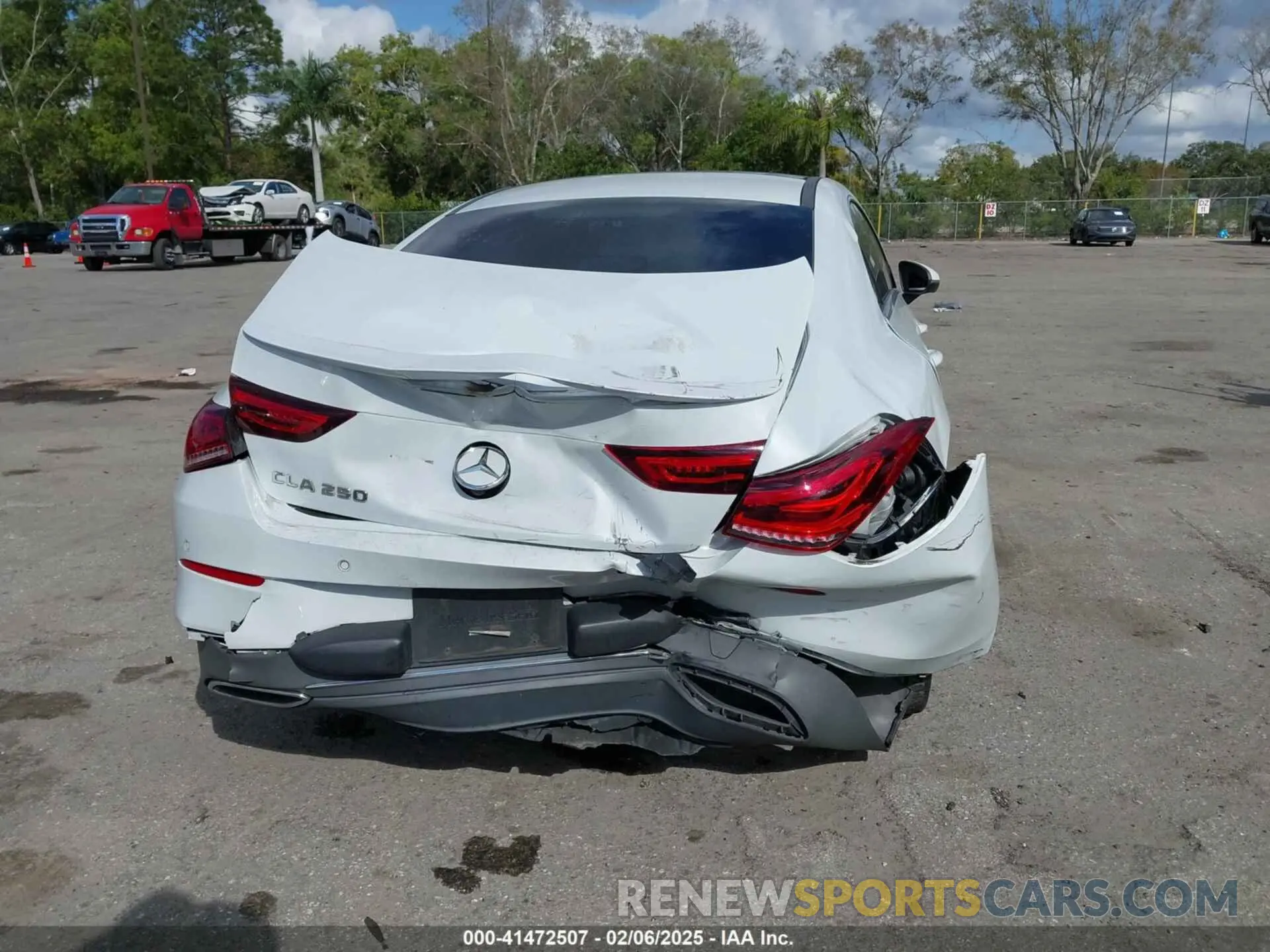 6 fotografías del automóvil dañado W1K5J4GB4LN095970 MERCEDES-BENZ CLA 250 2020
