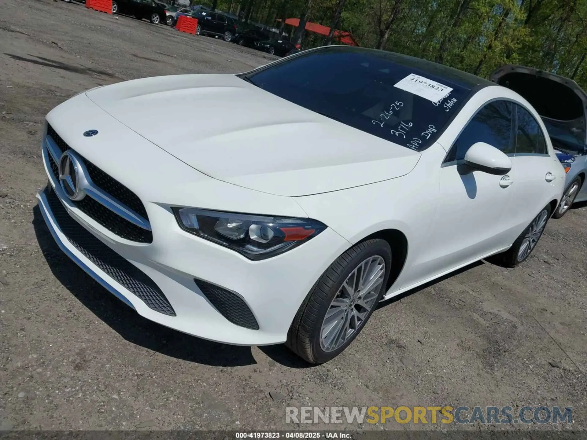 2 fotografías del automóvil dañado W1K5J4GB4LN103176 MERCEDES-BENZ CLA 250 2020