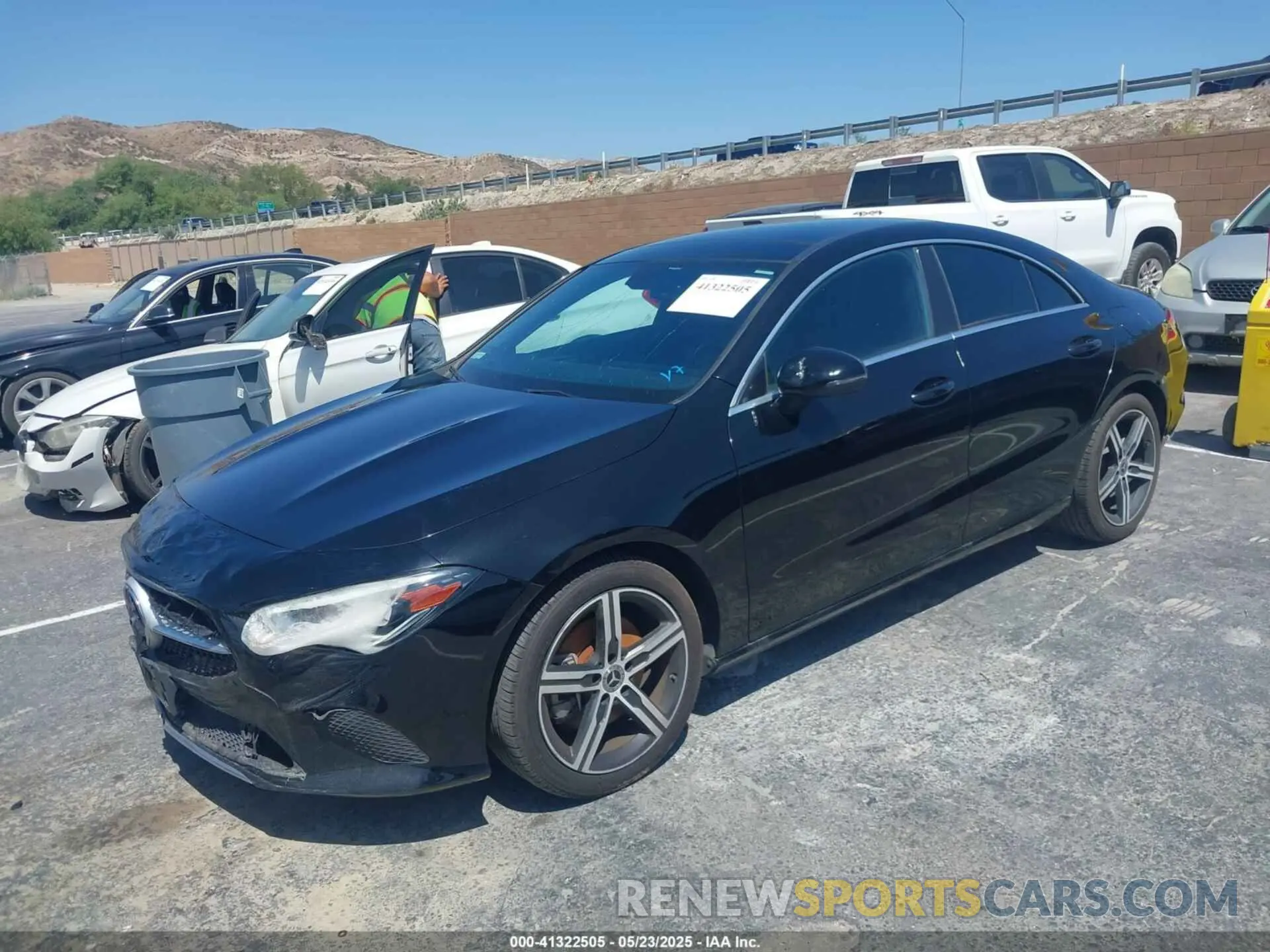 2 fotografías del automóvil dañado W1K5J4GB4LN108944 MERCEDES-BENZ CLA 250 2020