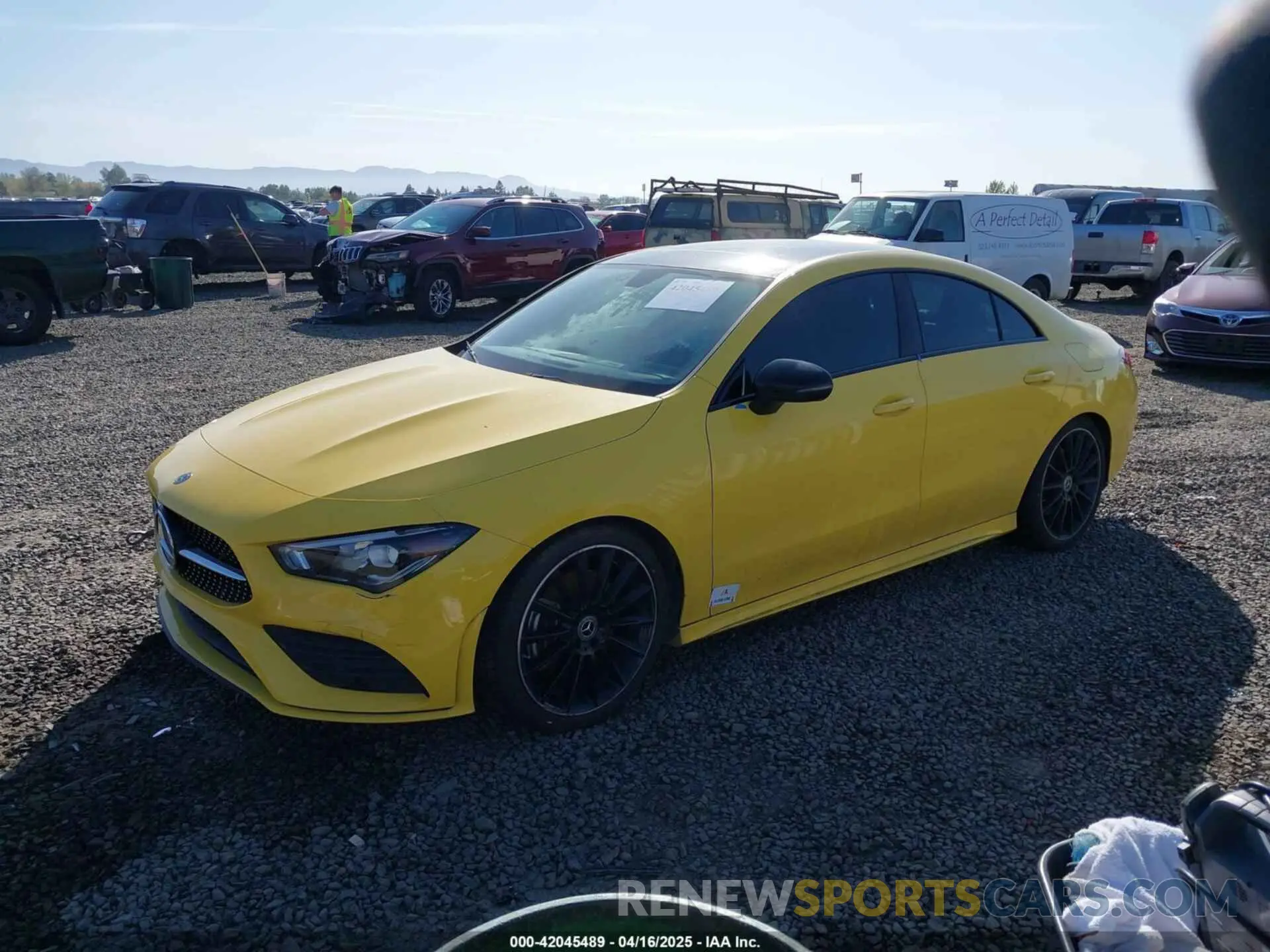 2 fotografías del automóvil dañado W1K5J4GB7LN083750 MERCEDES-BENZ CLA 250 2020