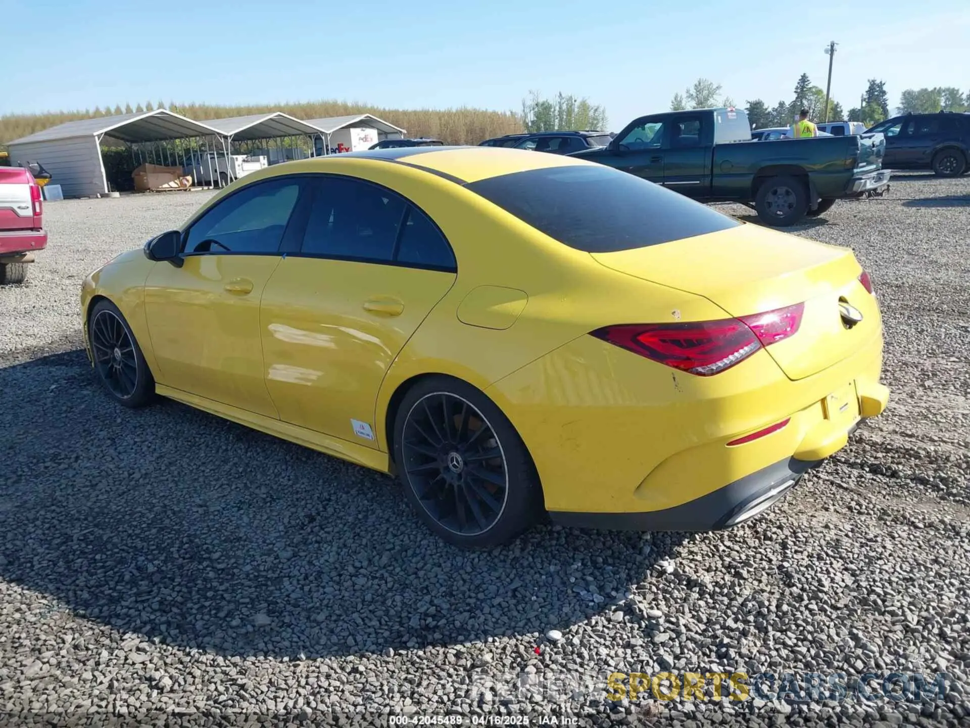 3 fotografías del automóvil dañado W1K5J4GB7LN083750 MERCEDES-BENZ CLA 250 2020