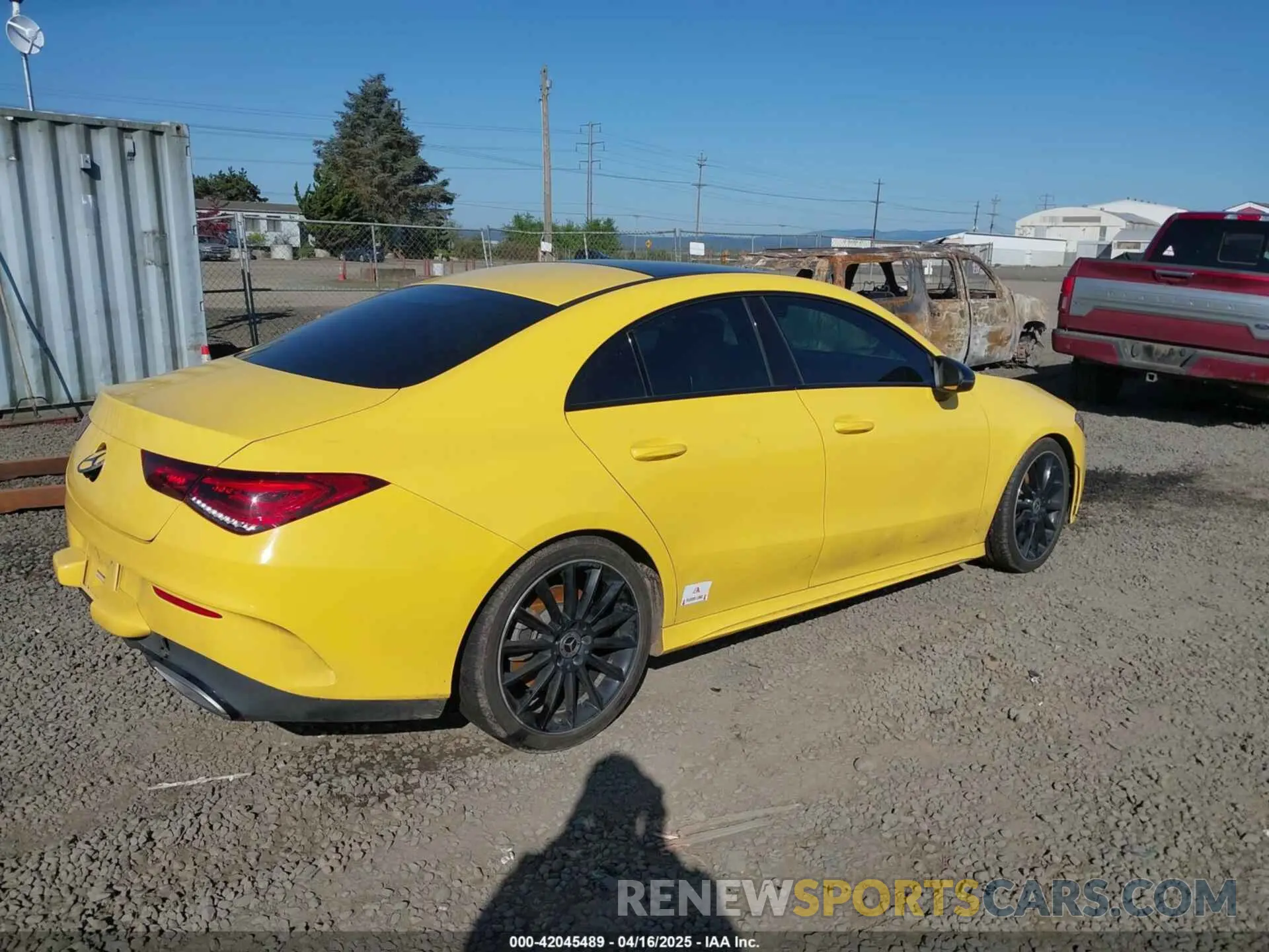 4 fotografías del automóvil dañado W1K5J4GB7LN083750 MERCEDES-BENZ CLA 250 2020
