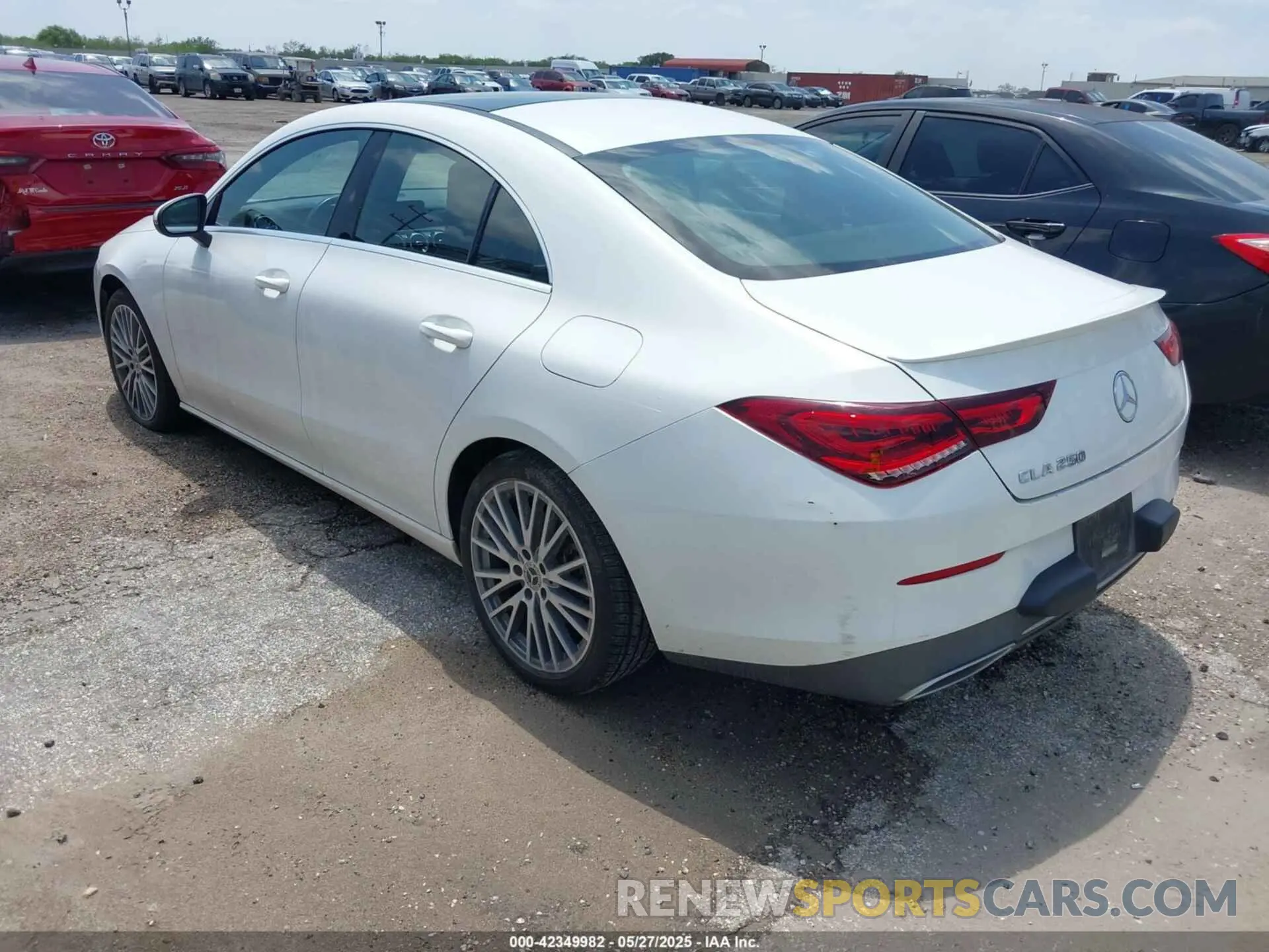 3 fotografías del automóvil dañado W1K5J4GB7LN095221 MERCEDES-BENZ CLA 250 2020