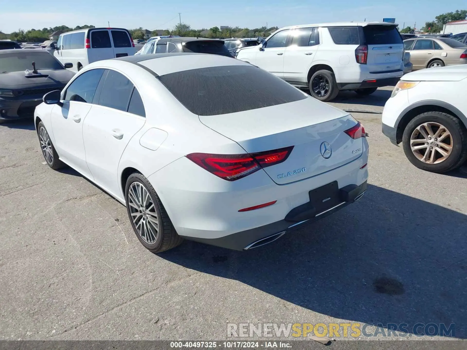3 fotografías del automóvil dañado W1K5J4HB5LN089559 MERCEDES-BENZ CLA 250 2020
