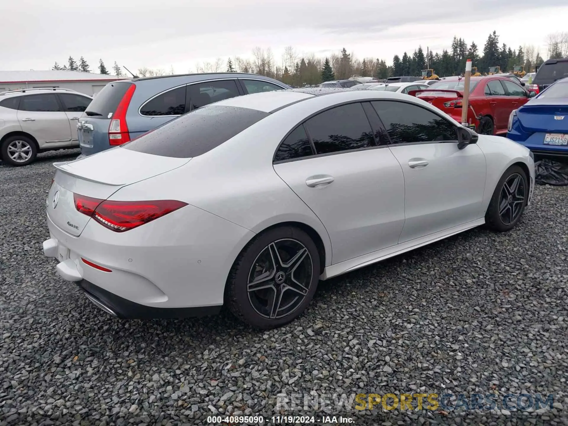 4 fotografías del automóvil dañado W1K5J4HB6LN088758 MERCEDES-BENZ CLA 250 2020