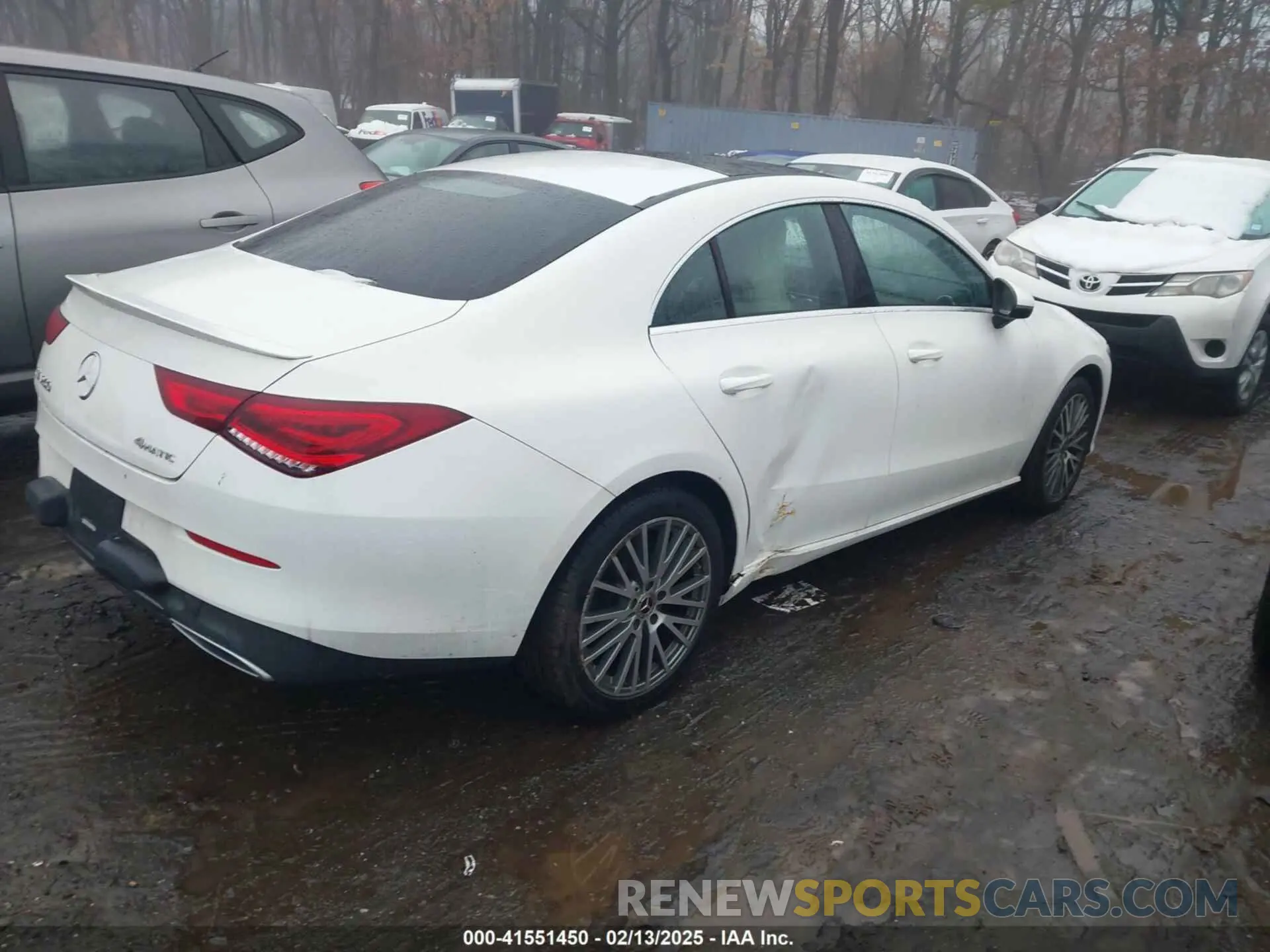 4 fotografías del automóvil dañado W1K5J4HB6LN099128 MERCEDES-BENZ CLA 250 2020