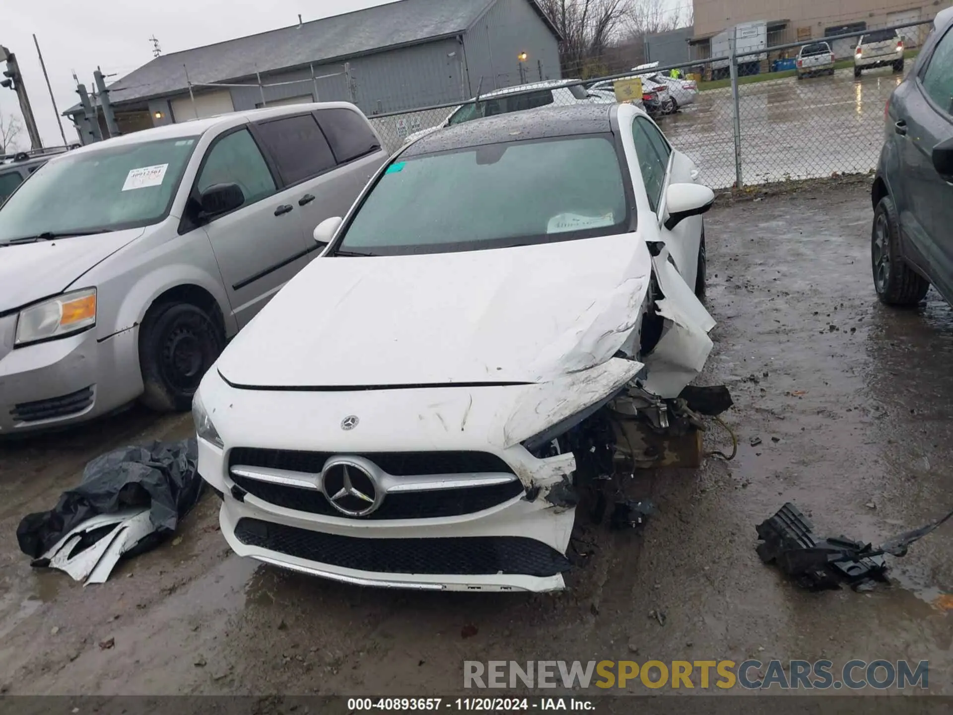 12 fotografías del automóvil dañado W1K5J4HB9LN106993 MERCEDES-BENZ CLA 250 2020