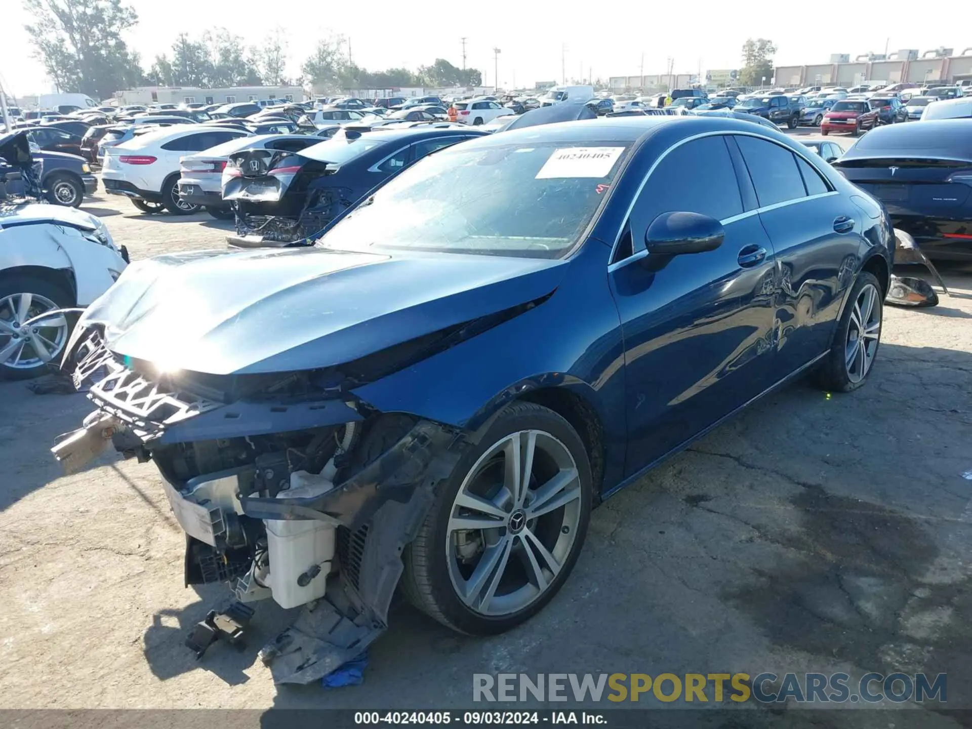 2 fotografías del automóvil dañado WDD5J4GB3LN070882 MERCEDES-BENZ CLA 250 2020