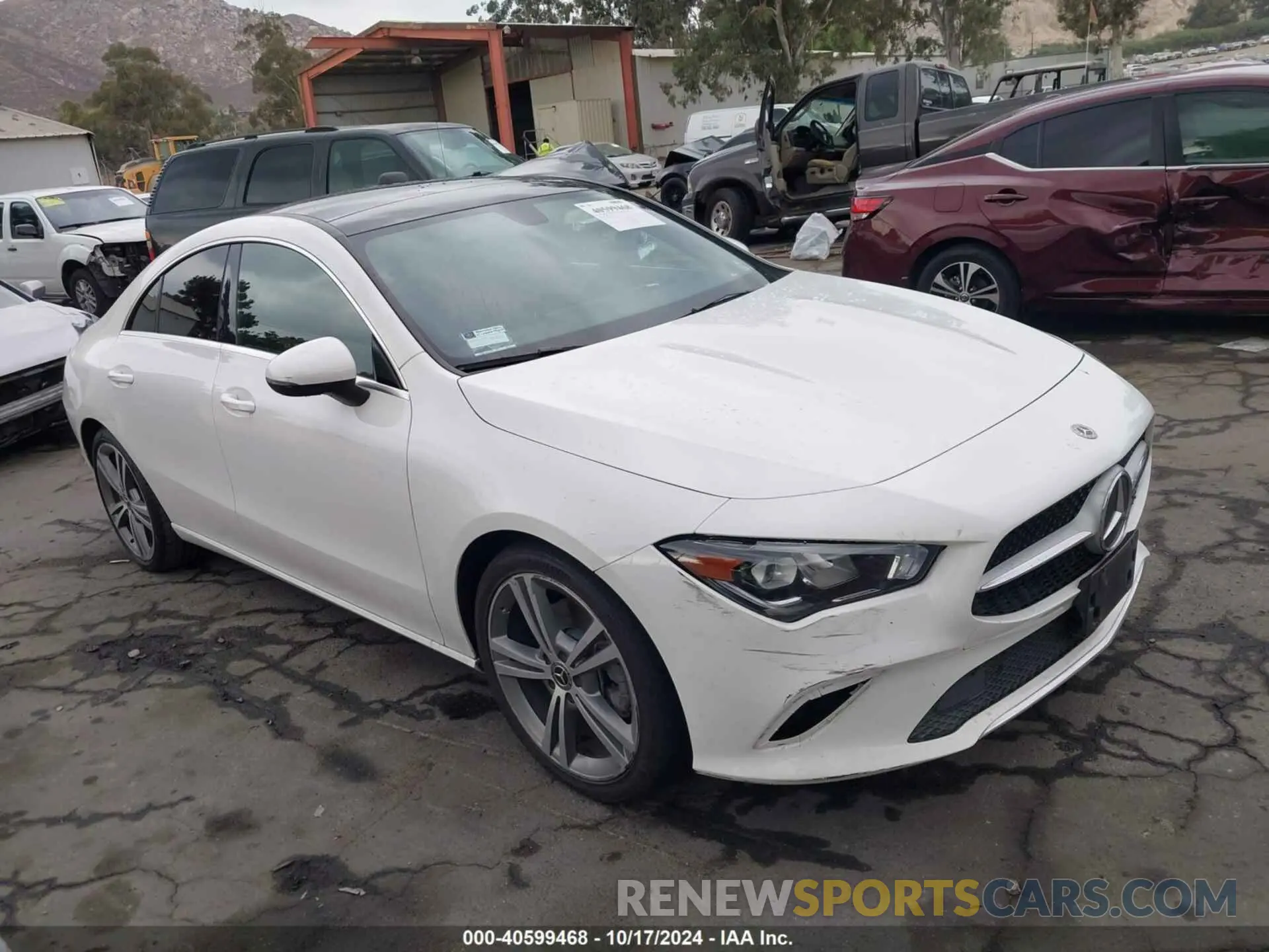 1 fotografías del automóvil dañado WDD5J4GB7LN034502 MERCEDES-BENZ CLA 250 2020