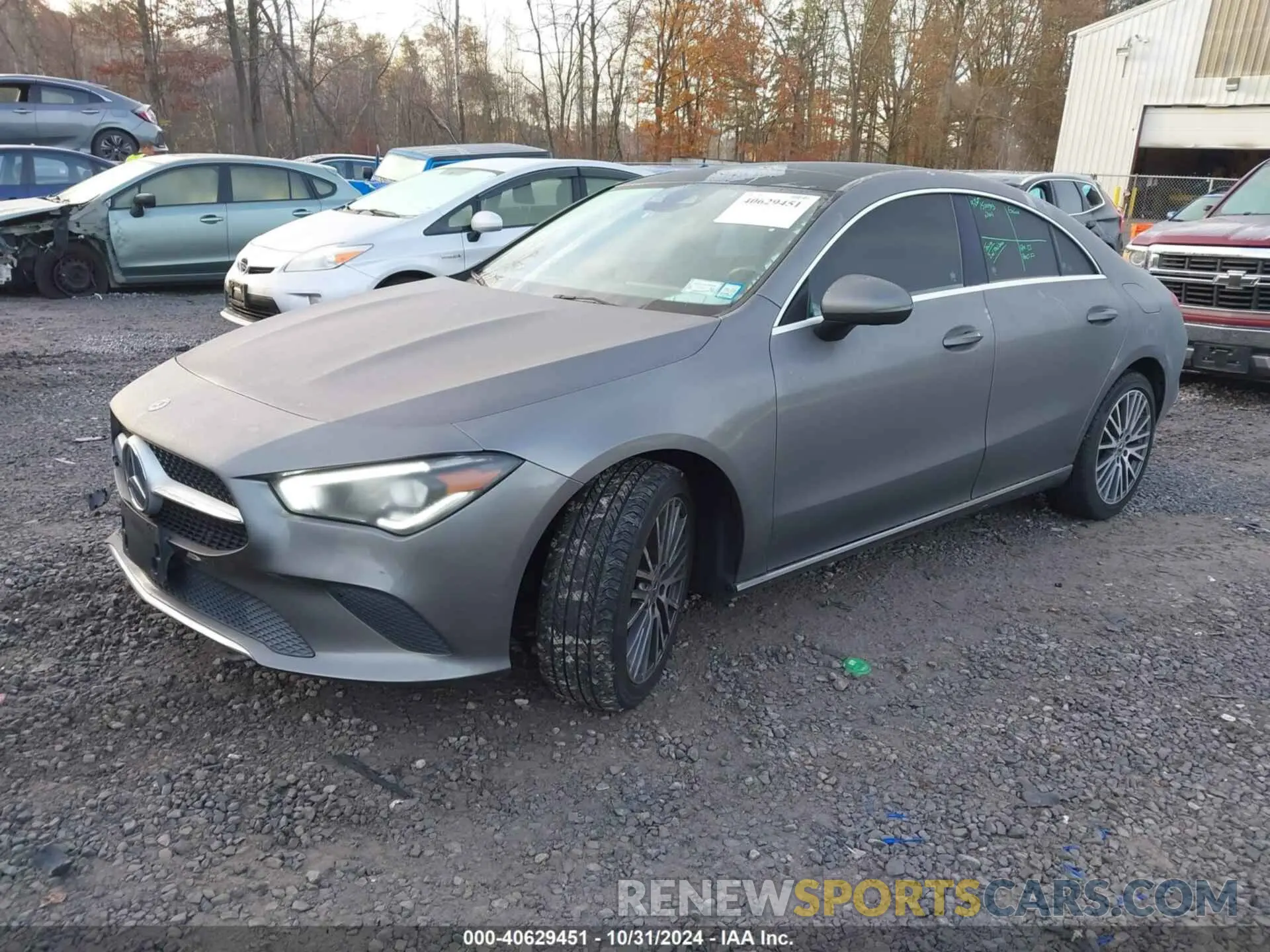 2 fotografías del automóvil dañado WDD5J4HB2LN067535 MERCEDES-BENZ CLA 250 2020
