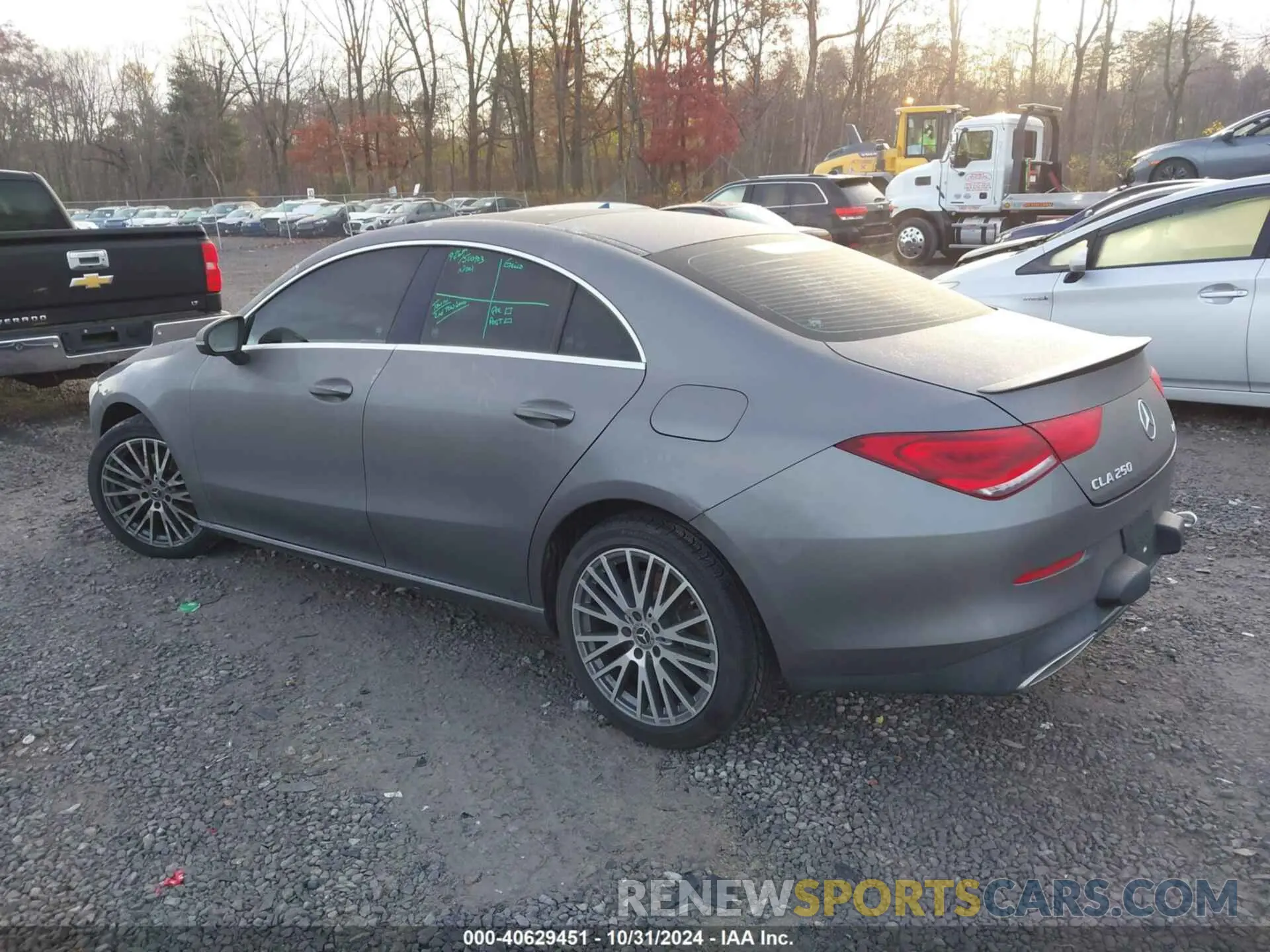 3 fotografías del automóvil dañado WDD5J4HB2LN067535 MERCEDES-BENZ CLA 250 2020