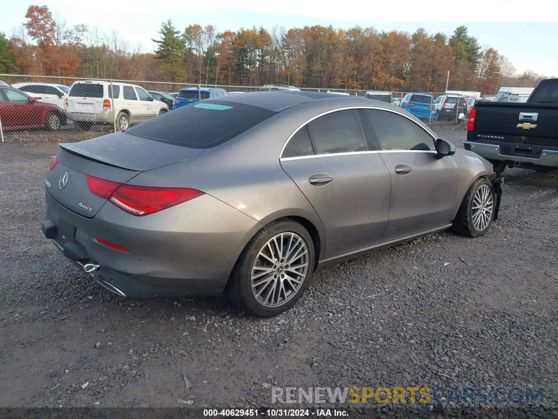 4 fotografías del automóvil dañado WDD5J4HB2LN067535 MERCEDES-BENZ CLA 250 2020