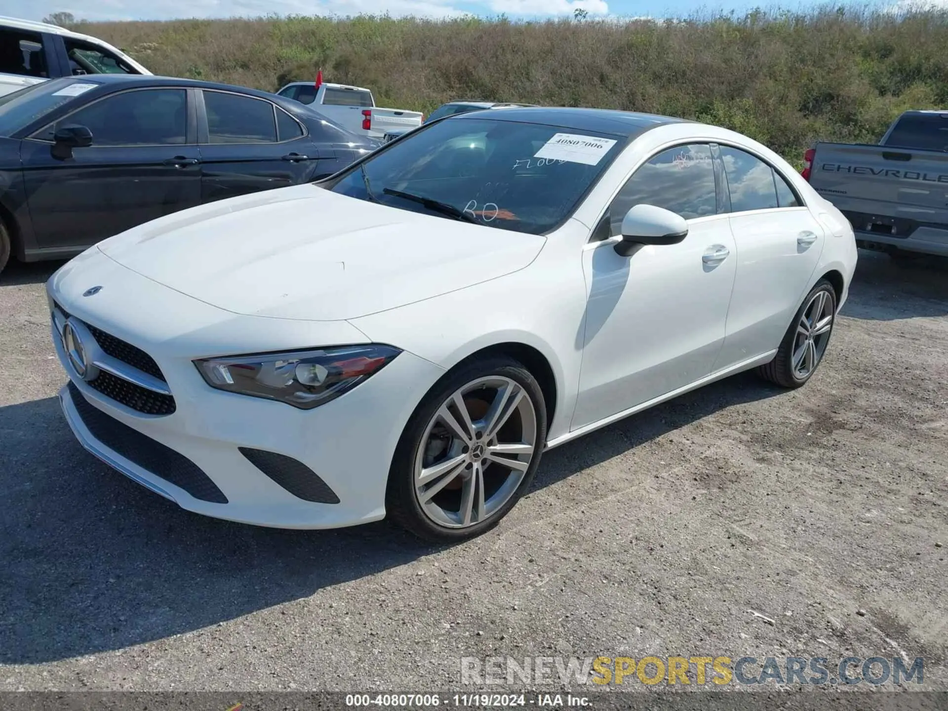 2 fotografías del automóvil dañado W1K5J4GB1MN223115 MERCEDES-BENZ CLA 250 2021