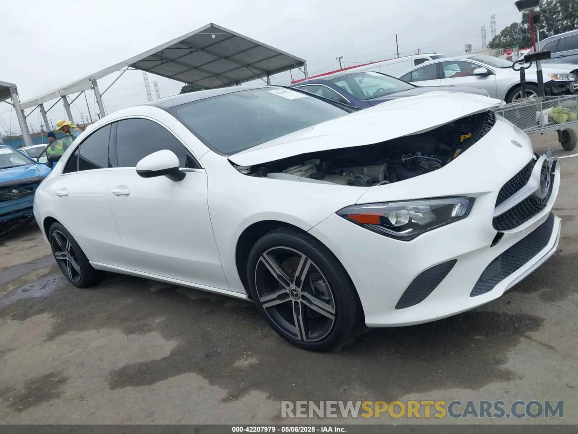 12 fotografías del automóvil dañado W1K5J4GB2MN190996 MERCEDES-BENZ CLA 250 2021