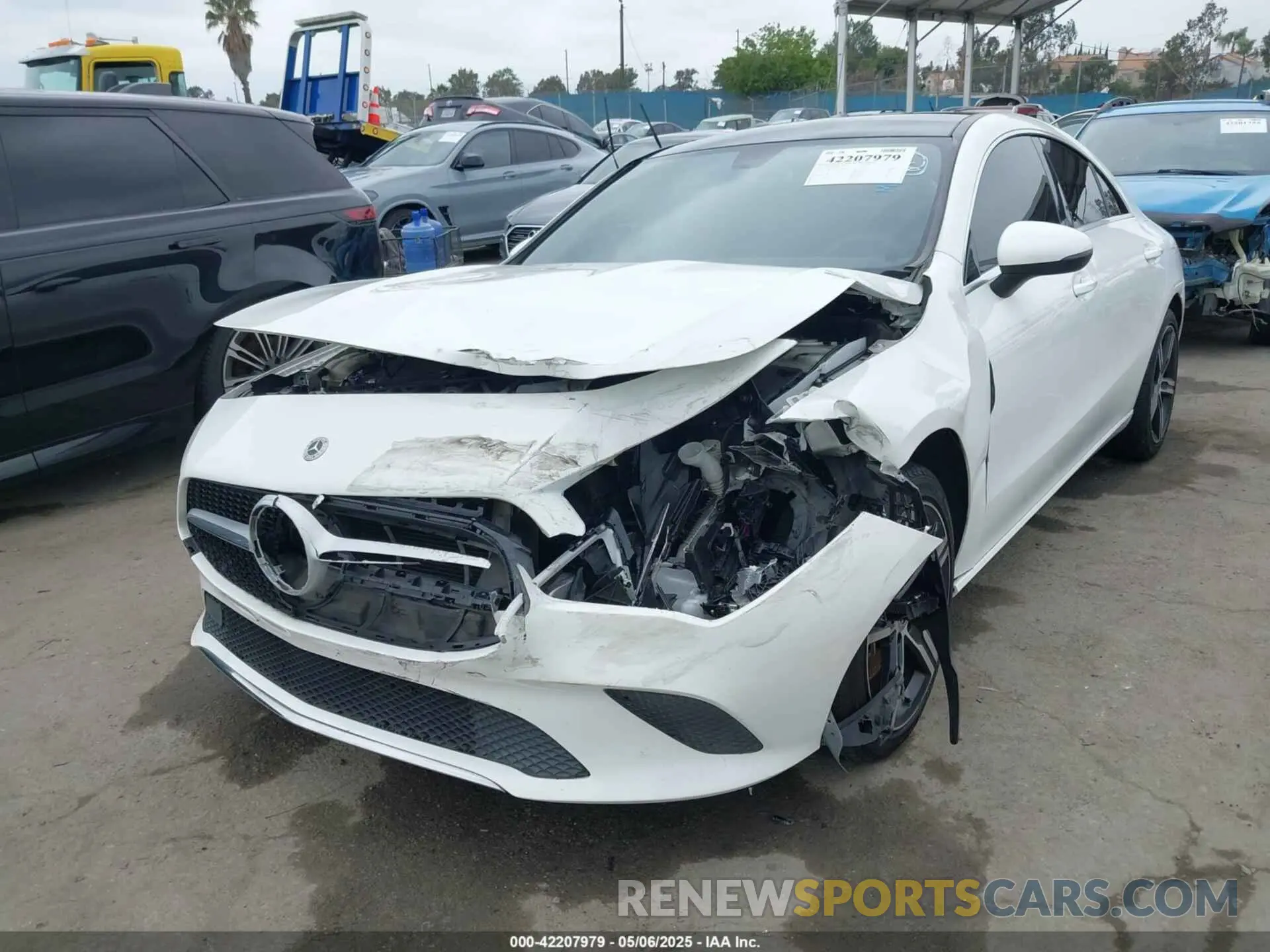 2 fotografías del automóvil dañado W1K5J4GB2MN190996 MERCEDES-BENZ CLA 250 2021