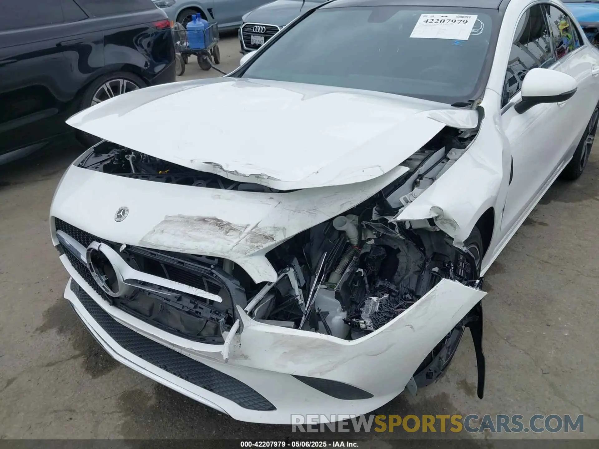 6 fotografías del automóvil dañado W1K5J4GB2MN190996 MERCEDES-BENZ CLA 250 2021