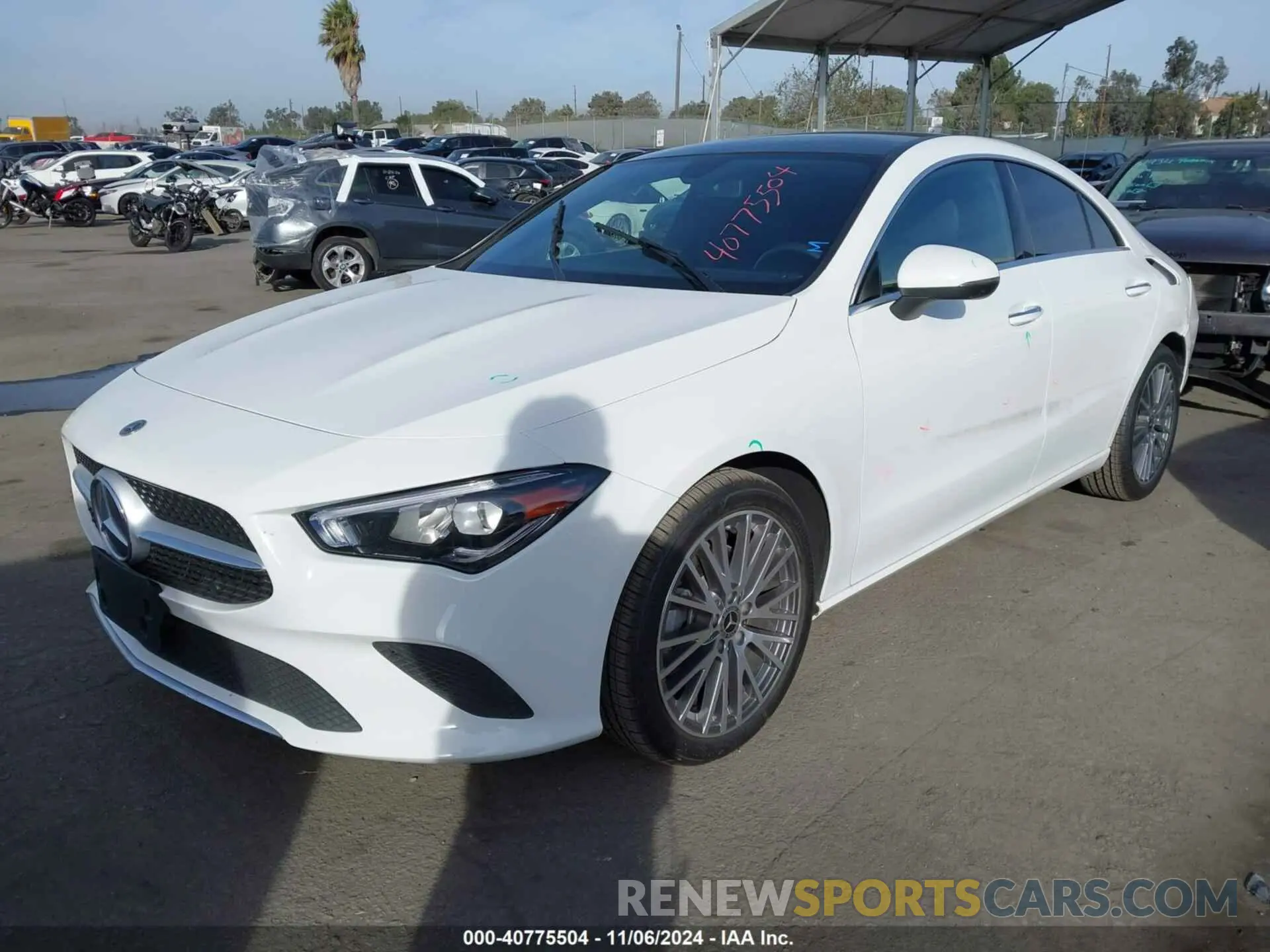 2 fotografías del automóvil dañado W1K5J4GB4MN176307 MERCEDES-BENZ CLA 250 2021