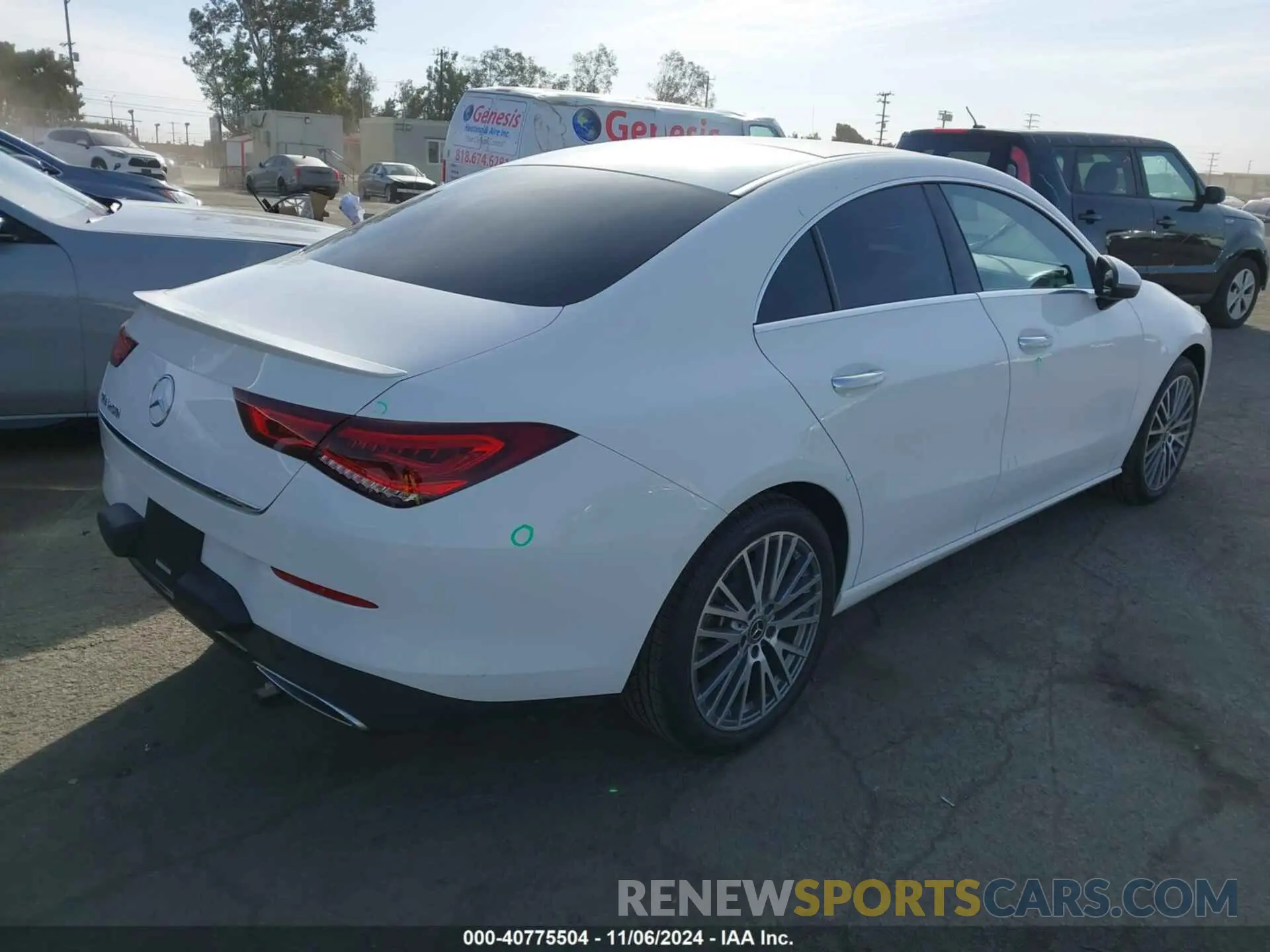 4 fotografías del automóvil dañado W1K5J4GB4MN176307 MERCEDES-BENZ CLA 250 2021