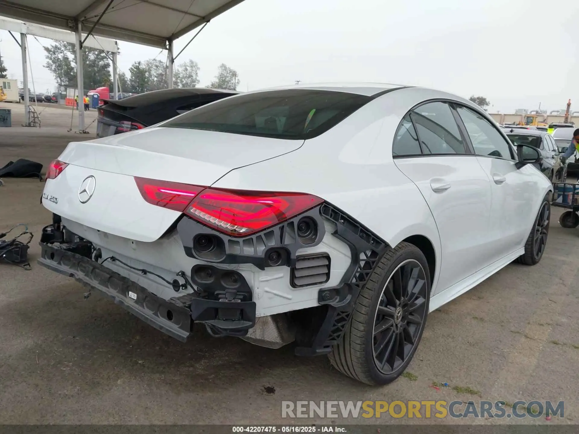 4 fotografías del automóvil dañado W1K5J4GBXMN158068 MERCEDES-BENZ CLA 250 2021