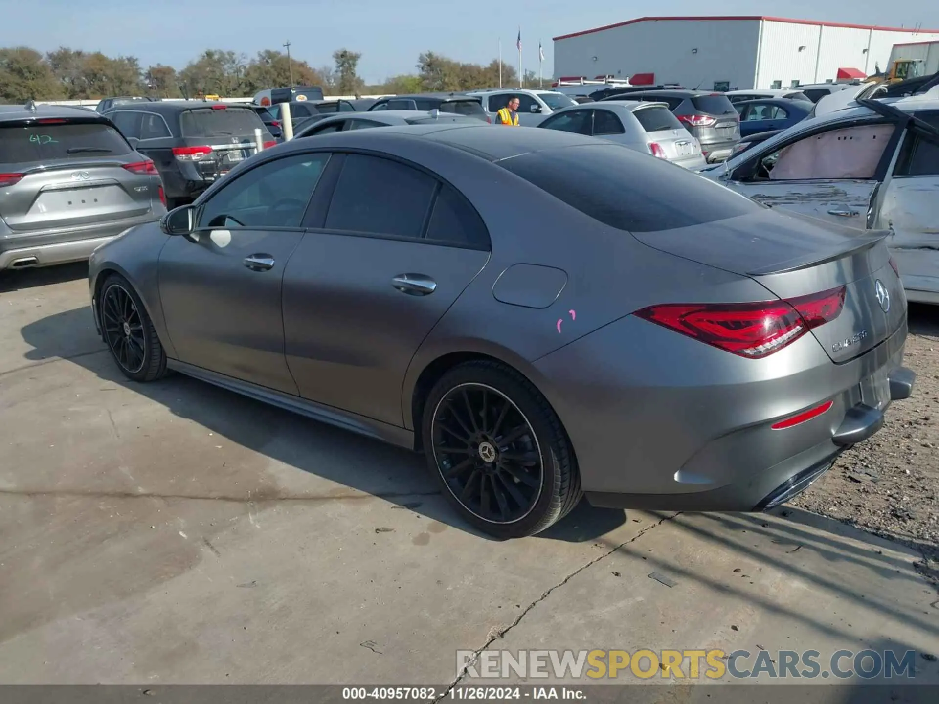 3 fotografías del automóvil dañado W1K5J4GBXMN165098 MERCEDES-BENZ CLA 250 2021