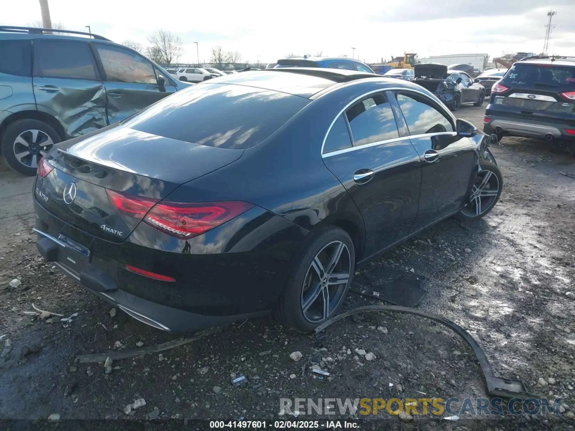 4 fotografías del automóvil dañado W1K5J4HB4MN216013 MERCEDES-BENZ CLA 250 2021