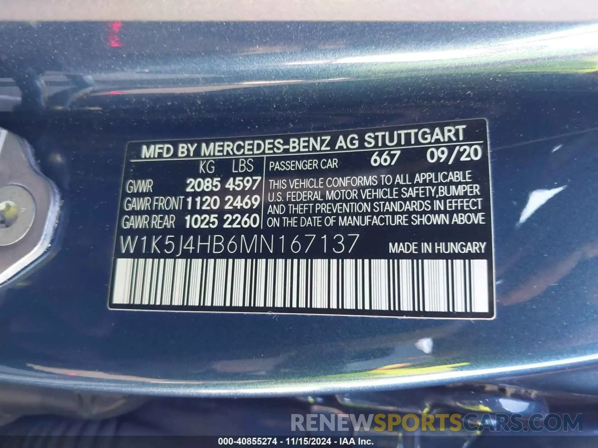 9 fotografías del automóvil dañado W1K5J4HB6MN167137 MERCEDES-BENZ CLA 250 2021