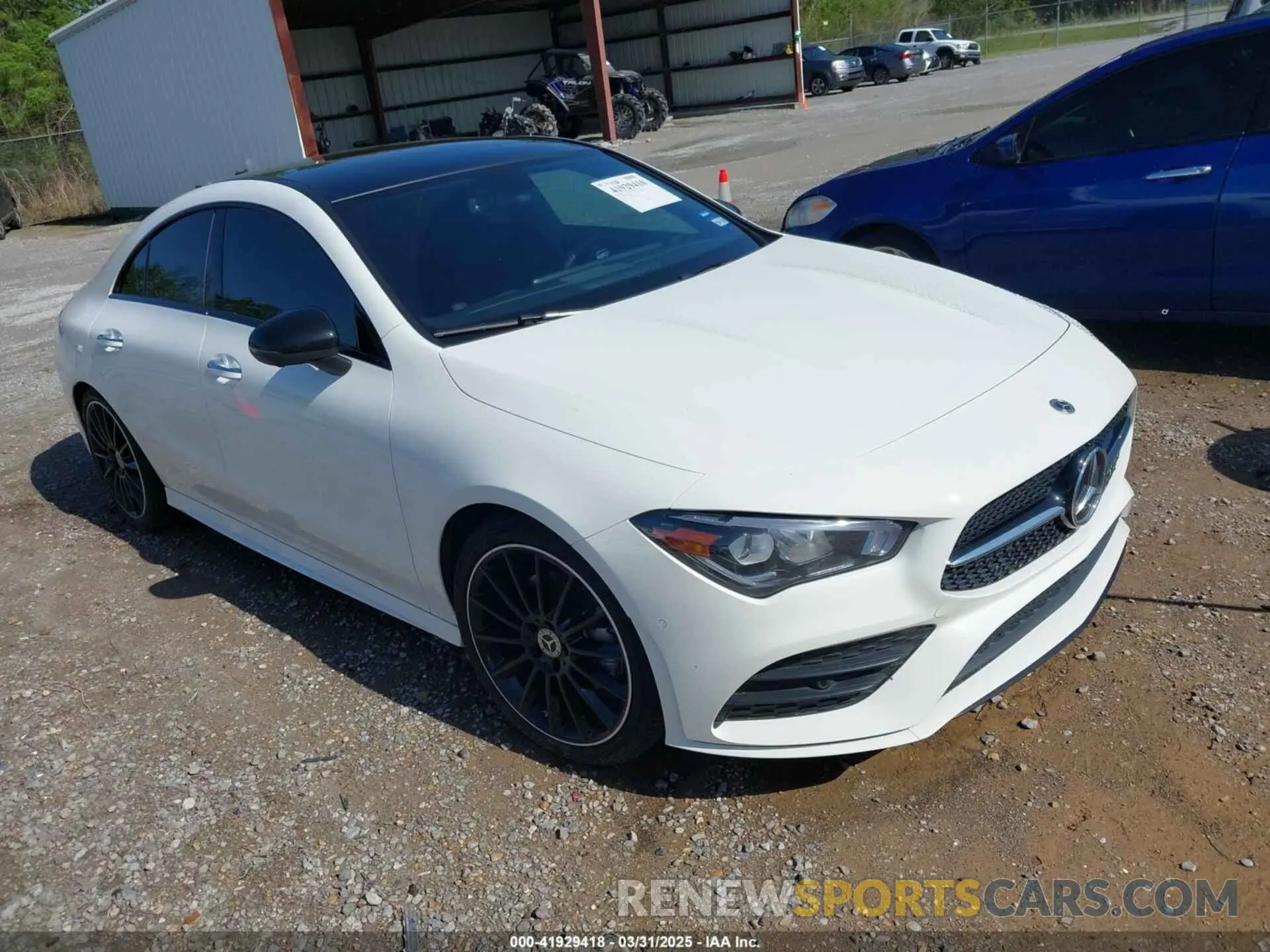 1 fotografías del automóvil dañado W1K5J4GB4NN294407 MERCEDES-BENZ CLA 250 COUPE 2022