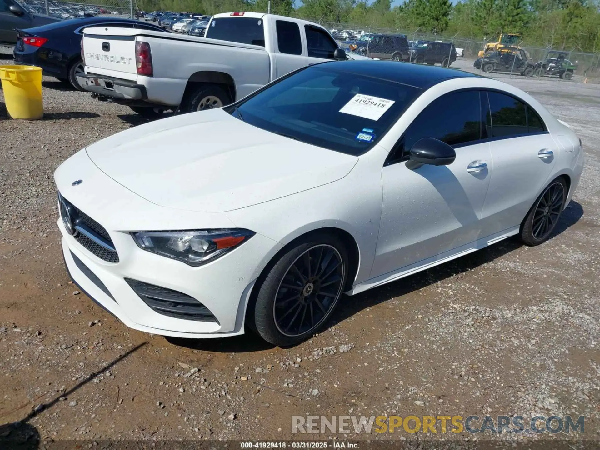 2 fotografías del automóvil dañado W1K5J4GB4NN294407 MERCEDES-BENZ CLA 250 COUPE 2022