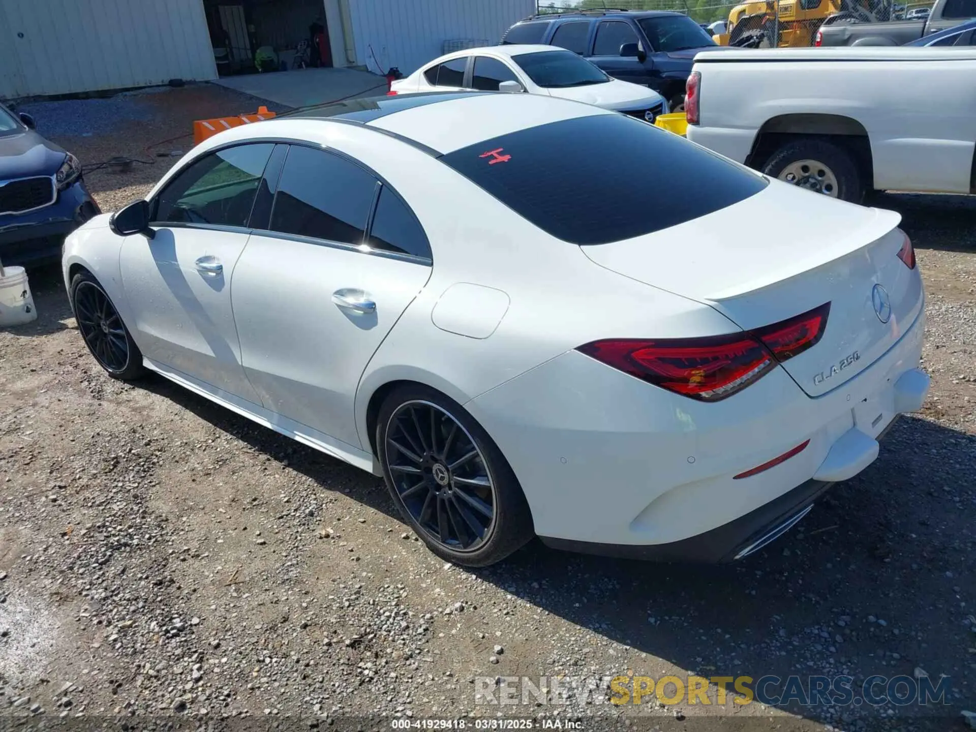 3 fotografías del automóvil dañado W1K5J4GB4NN294407 MERCEDES-BENZ CLA 250 COUPE 2022