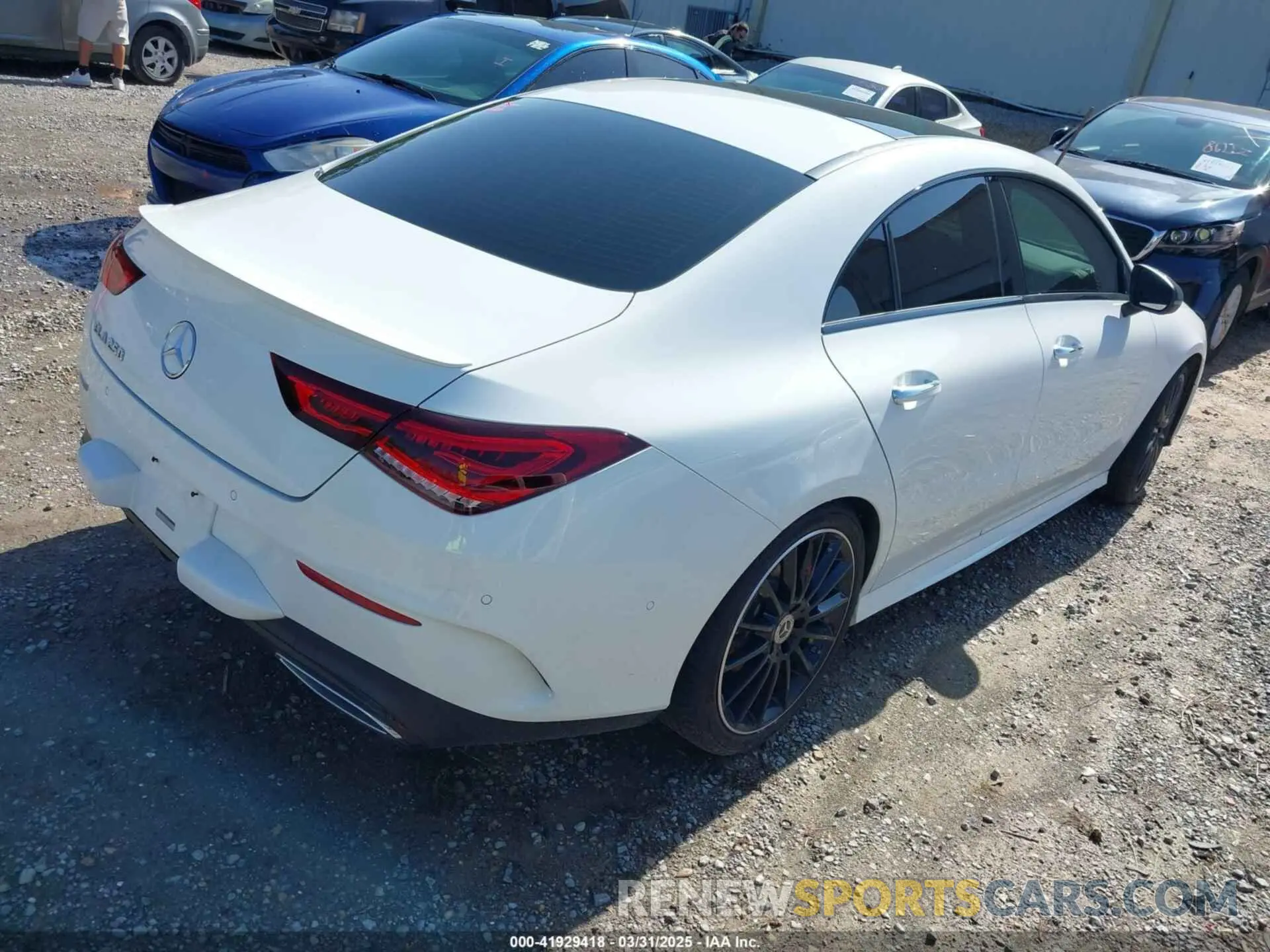 4 fotografías del automóvil dañado W1K5J4GB4NN294407 MERCEDES-BENZ CLA 250 COUPE 2022