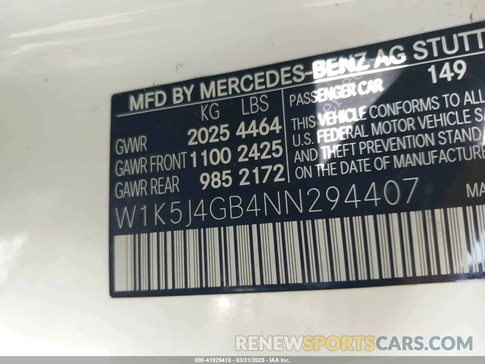 9 fotografías del automóvil dañado W1K5J4GB4NN294407 MERCEDES-BENZ CLA 250 COUPE 2022