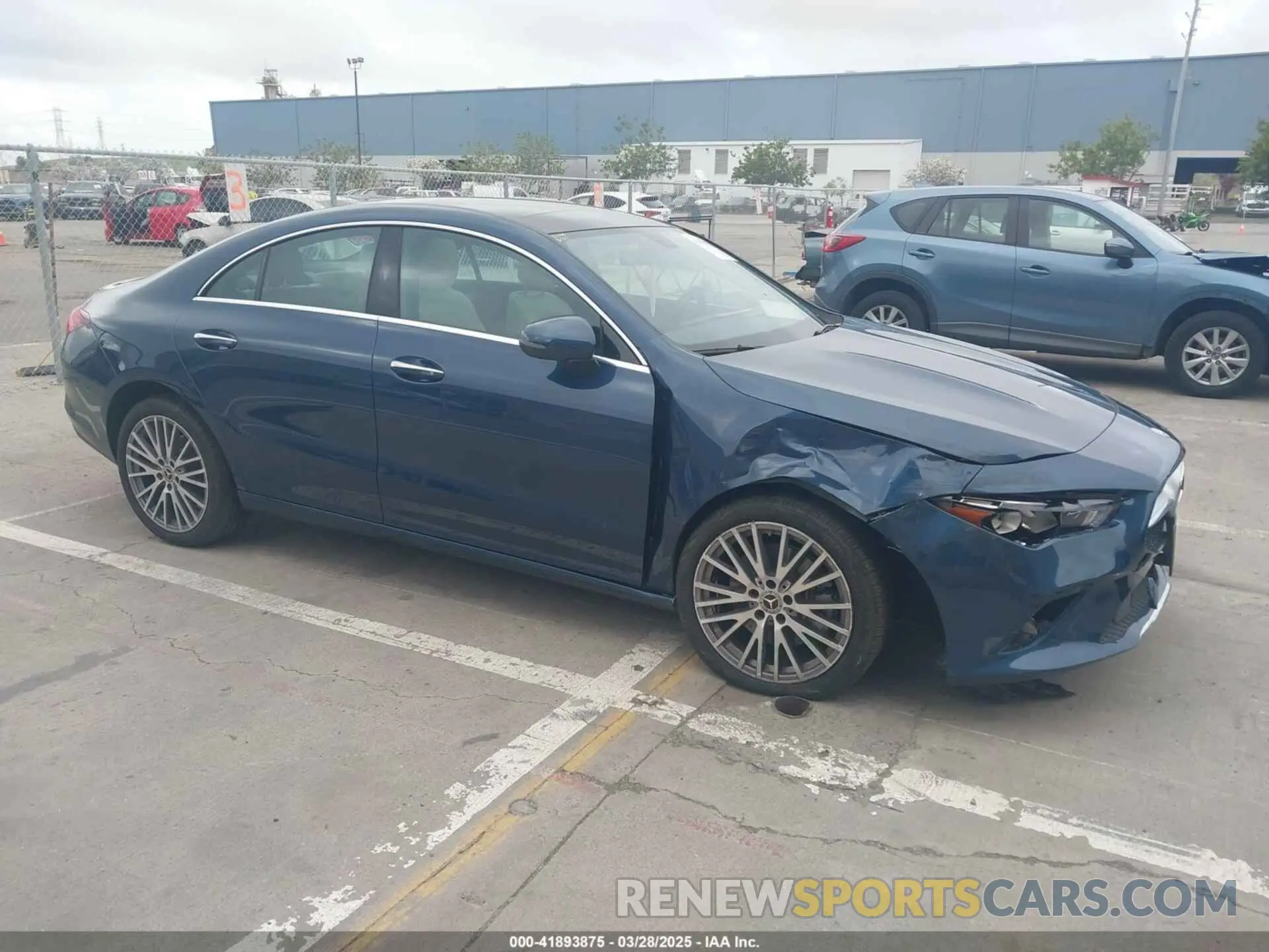 1 fotografías del automóvil dañado W1K5J4GB5NN250836 MERCEDES-BENZ CLA 250 COUPE 2022