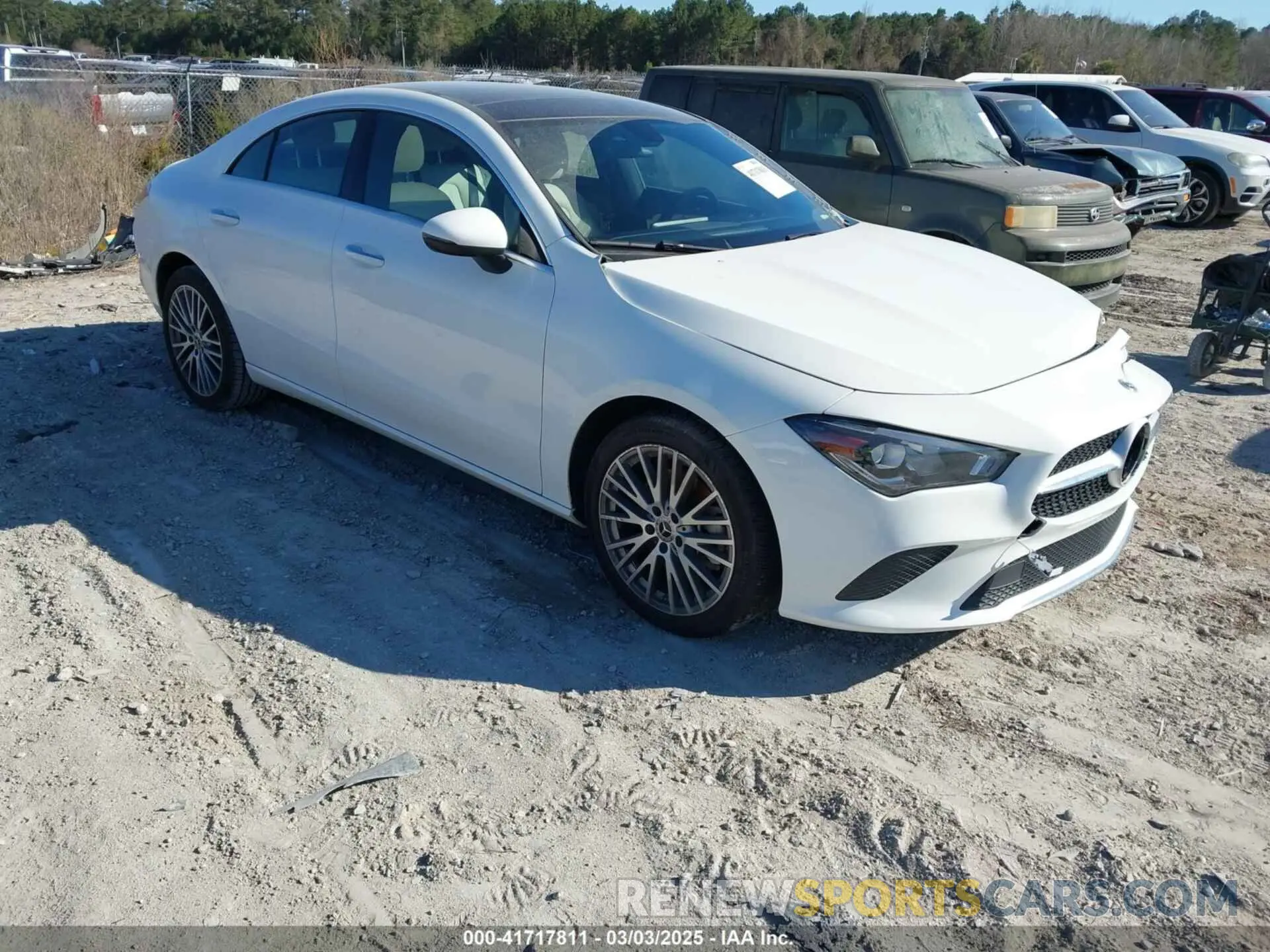 1 fotografías del automóvil dañado W1K5J4GB8NN249535 MERCEDES-BENZ CLA 250 COUPE 2022