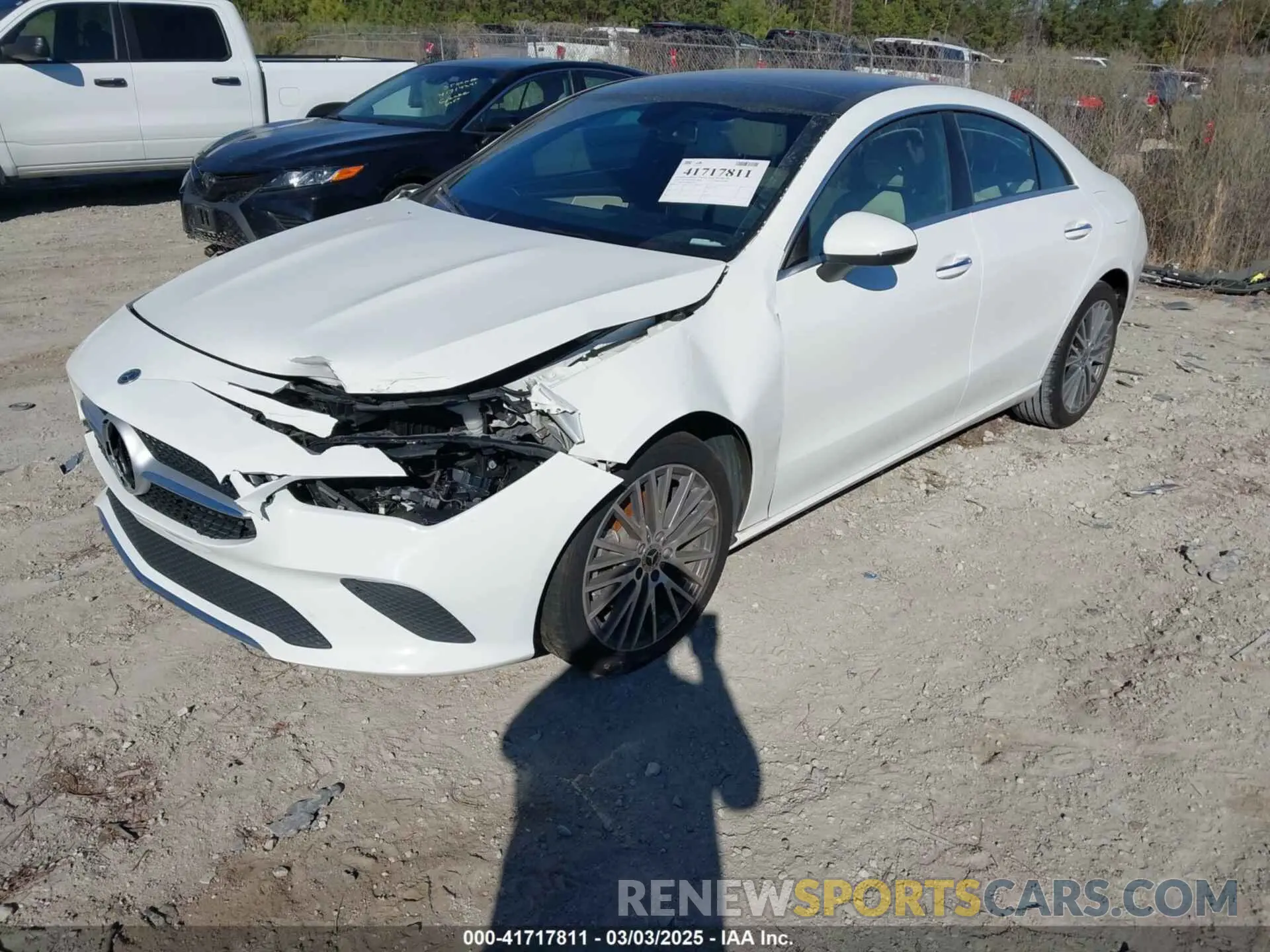 2 fotografías del automóvil dañado W1K5J4GB8NN249535 MERCEDES-BENZ CLA 250 COUPE 2022