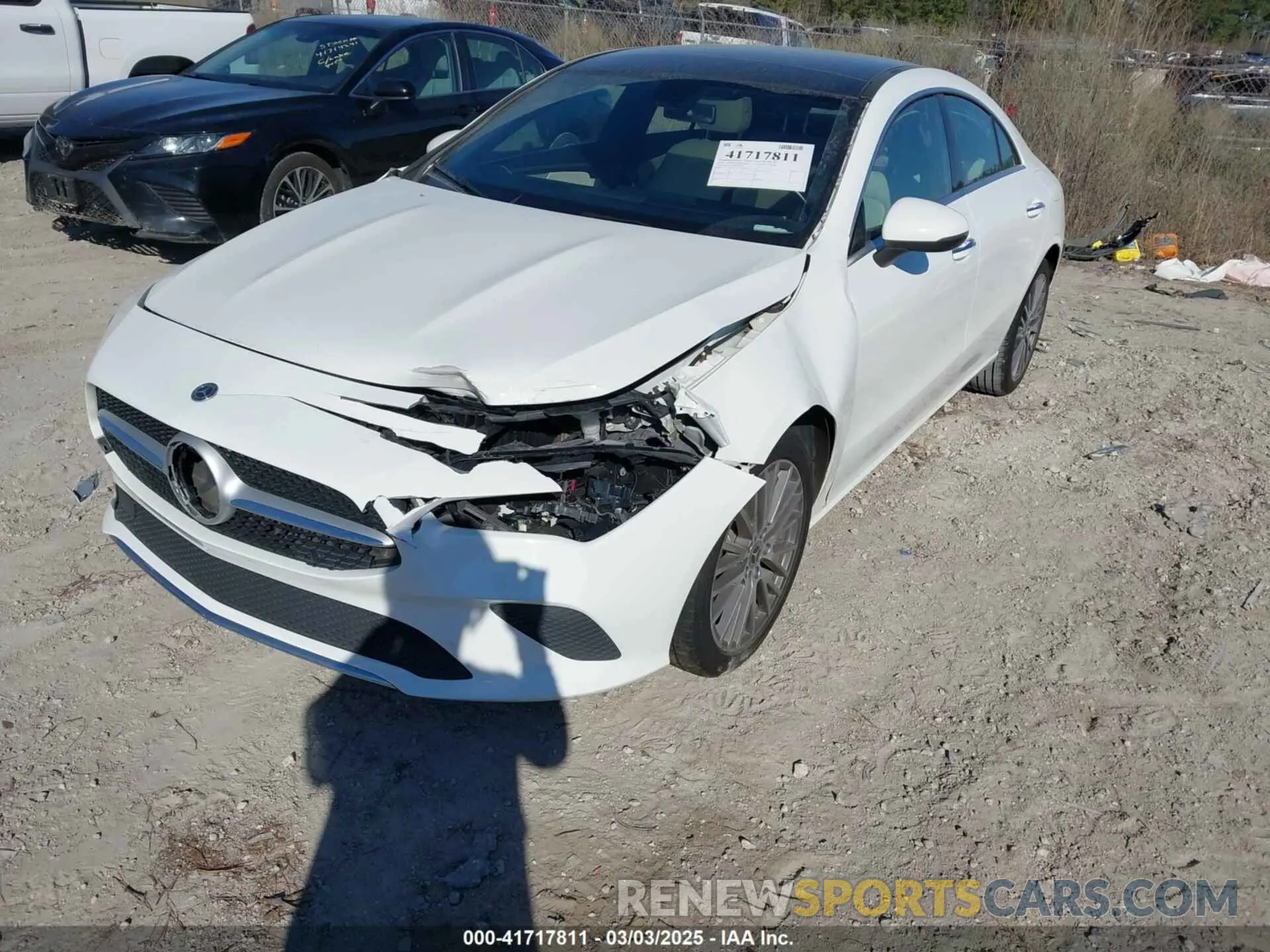 6 fotografías del automóvil dañado W1K5J4GB8NN249535 MERCEDES-BENZ CLA 250 COUPE 2022