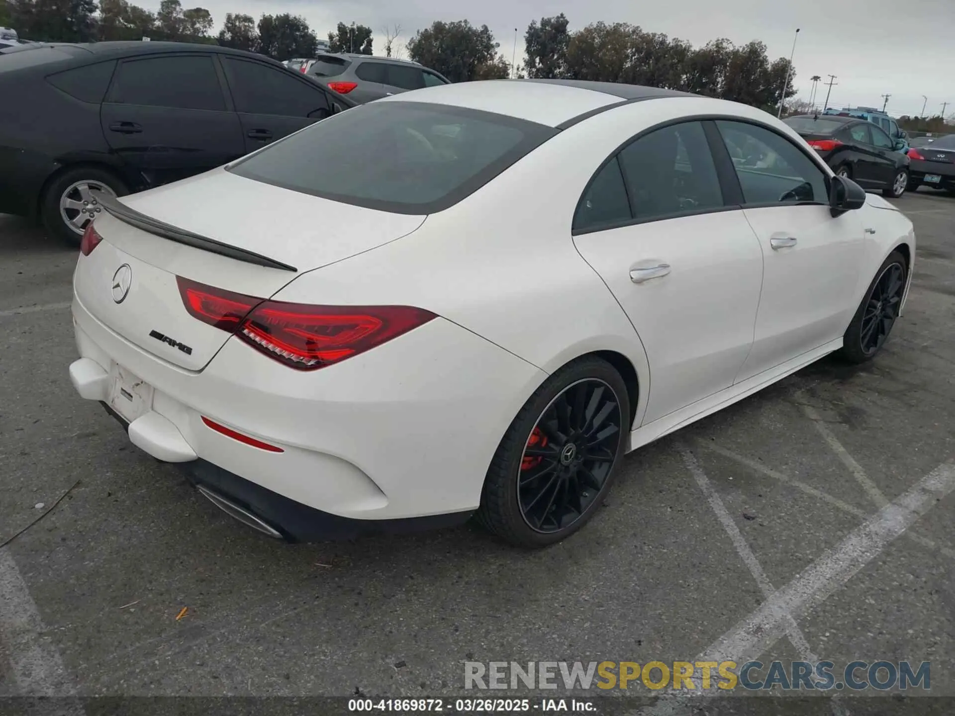 4 fotografías del automóvil dañado W1K5J4GB8NN313749 MERCEDES-BENZ CLA 250 COUPE 2022