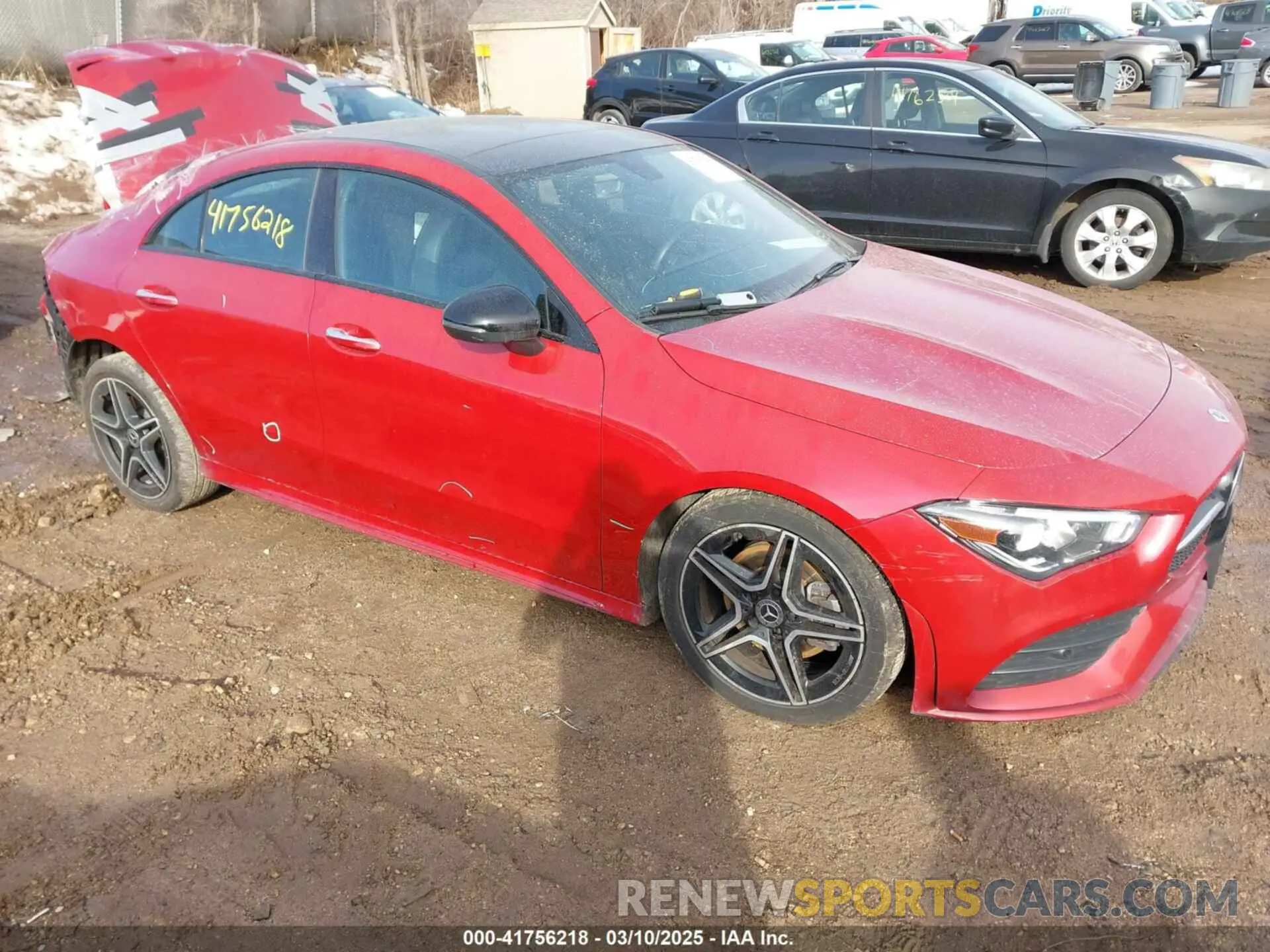 1 fotografías del automóvil dañado W1K5J4HB2NN272503 MERCEDES-BENZ CLA 250 COUPE 2022