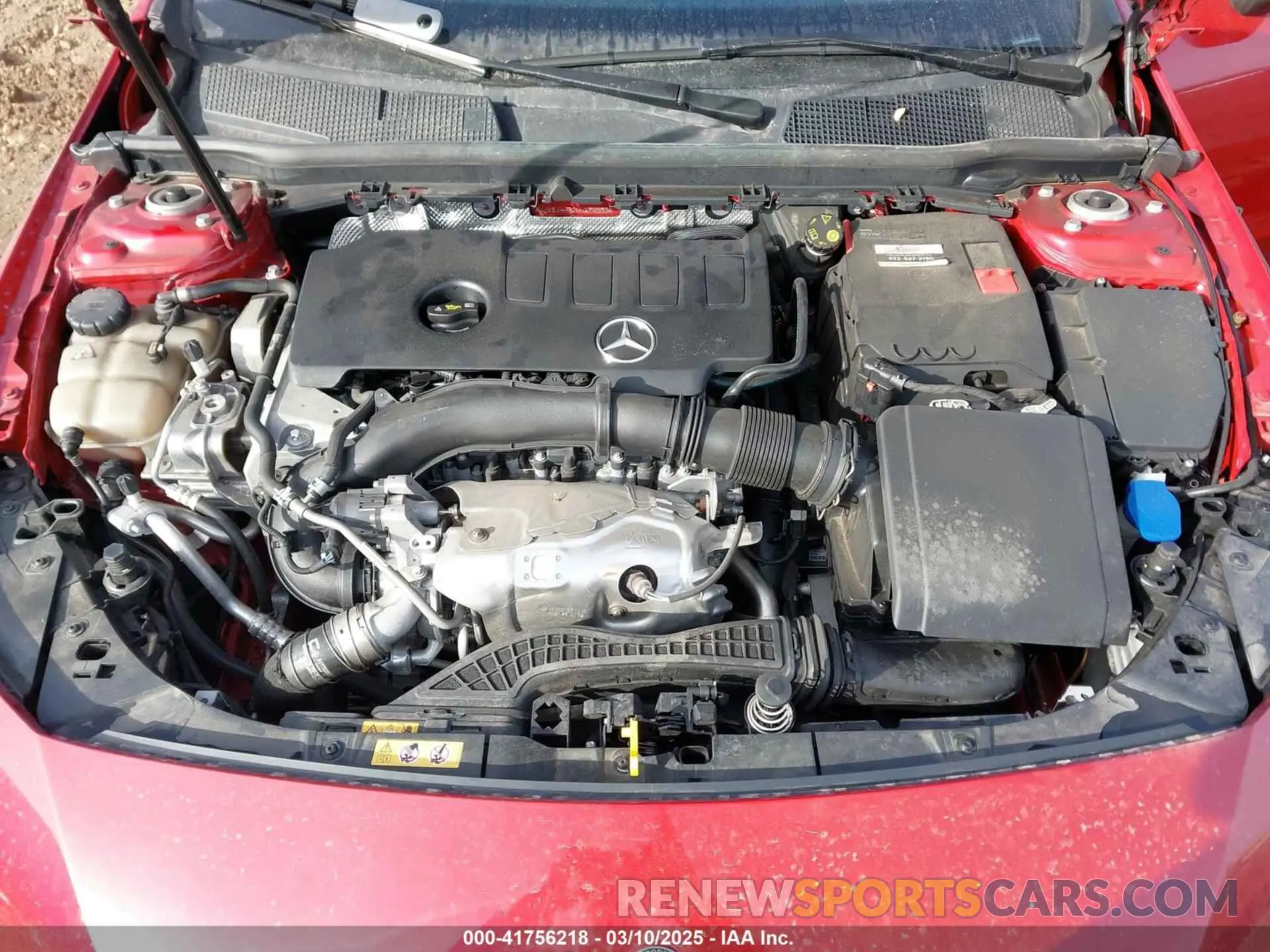10 fotografías del automóvil dañado W1K5J4HB2NN272503 MERCEDES-BENZ CLA 250 COUPE 2022